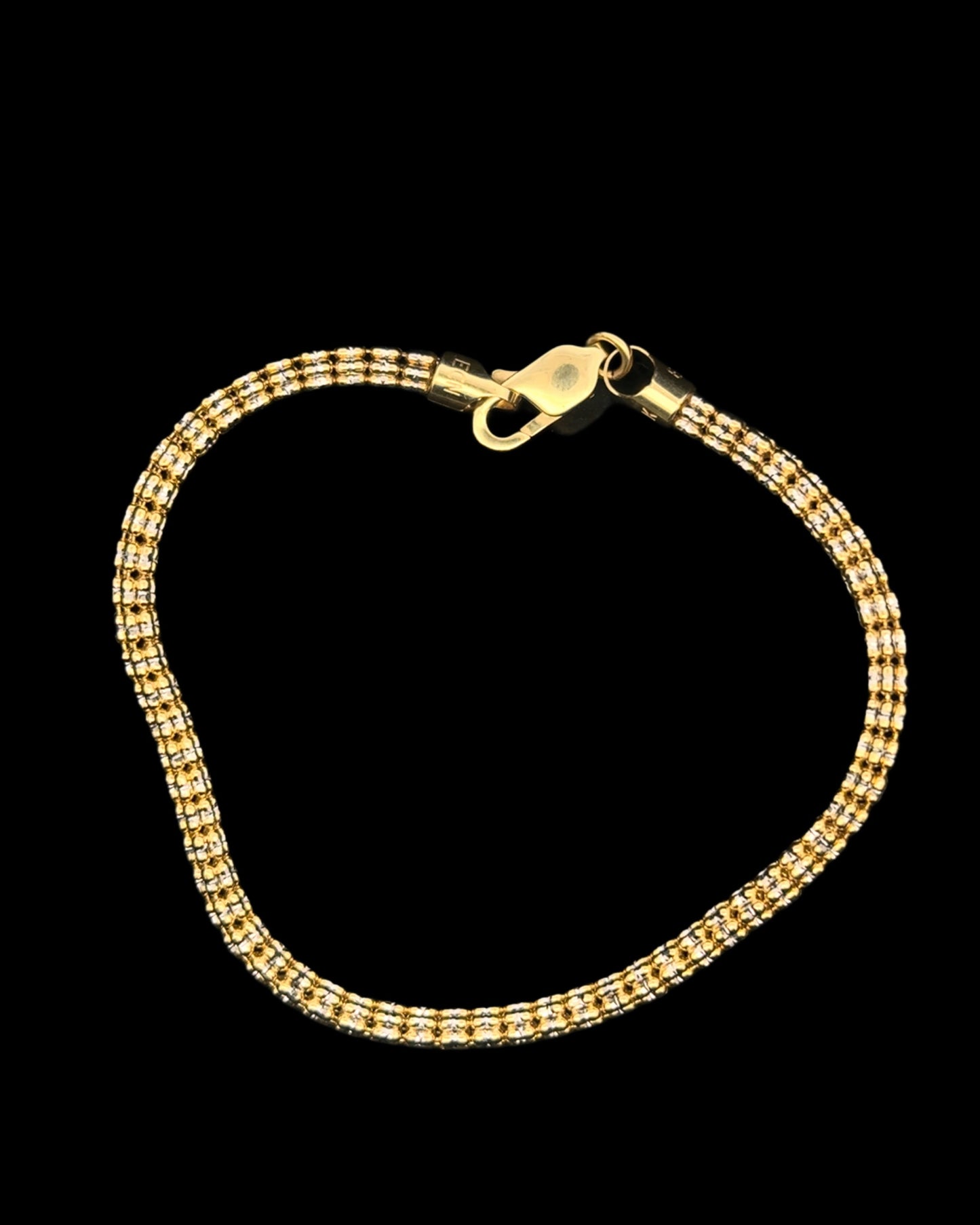 BRAZALETE MOON ICE AMARILLO 9GR 3.8MM 14K 8"