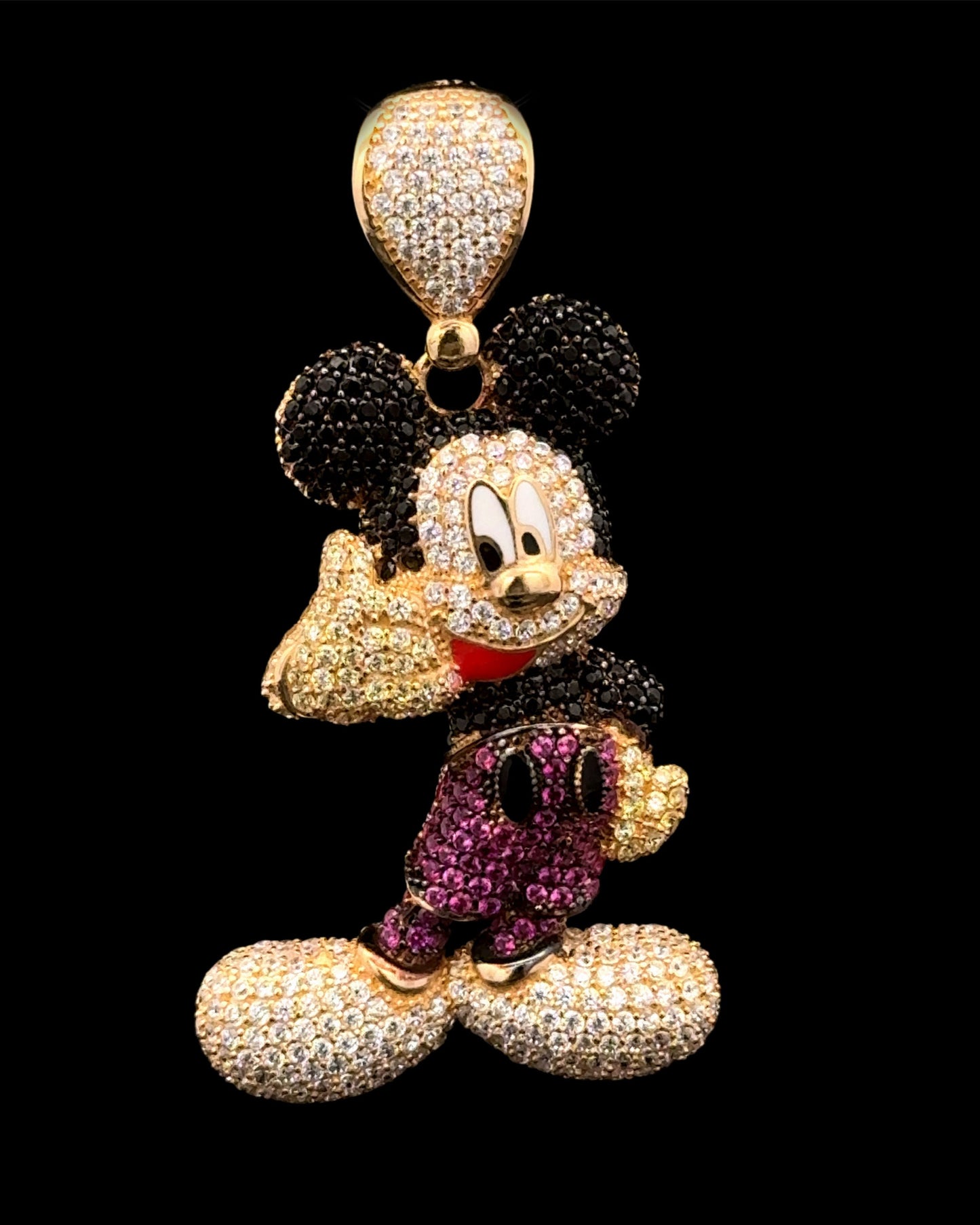 PENDANT MICKEY MOUSE CZ 8.3GR 14K