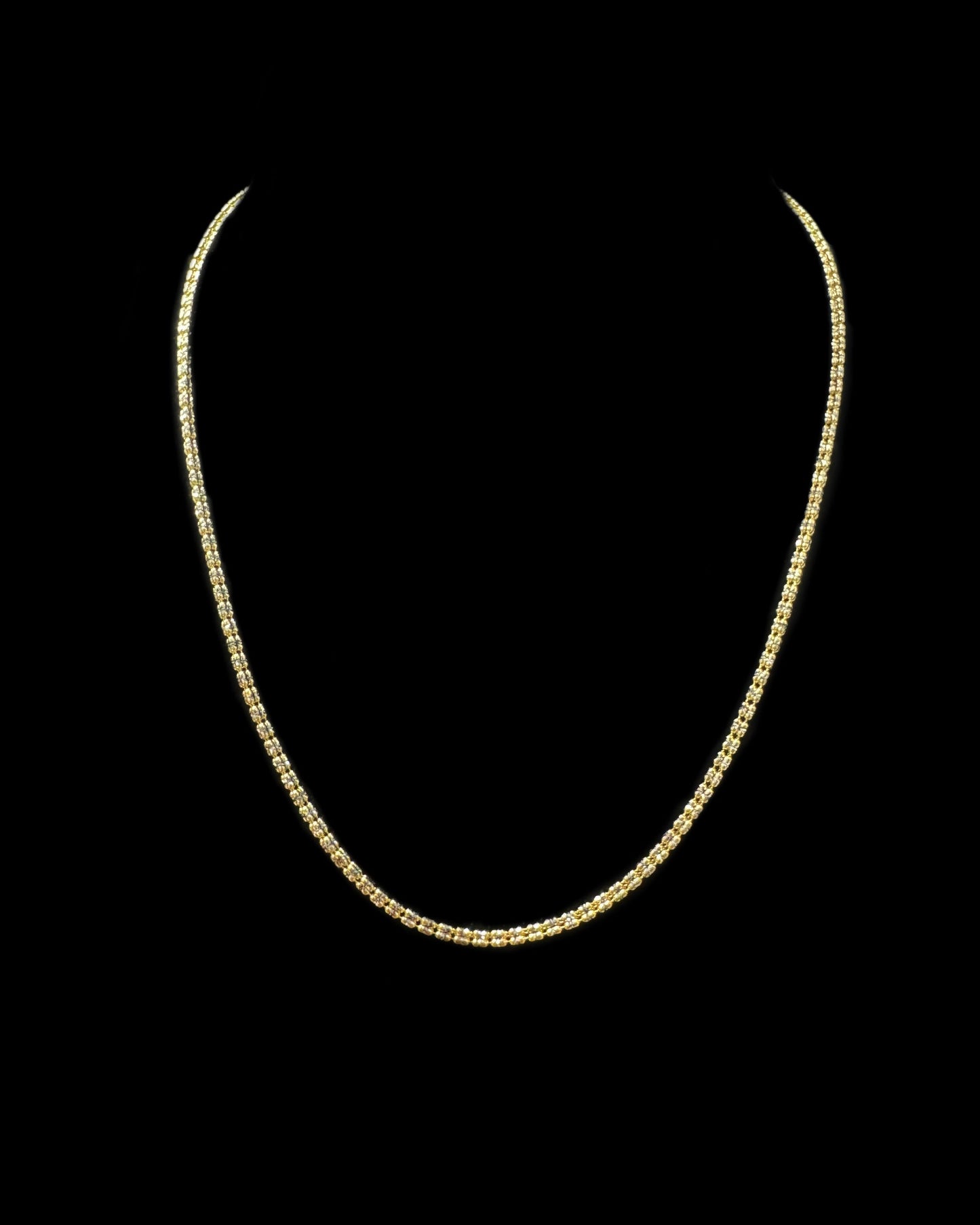 CADENA MOON ICE AMARILLA 10GR 2.5MM 14K 20"