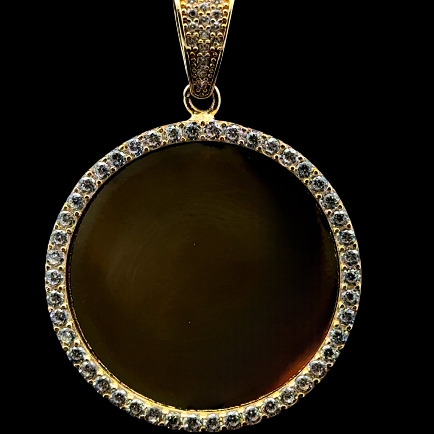 14K PICTURE PENDANT CZ (5.6GR)