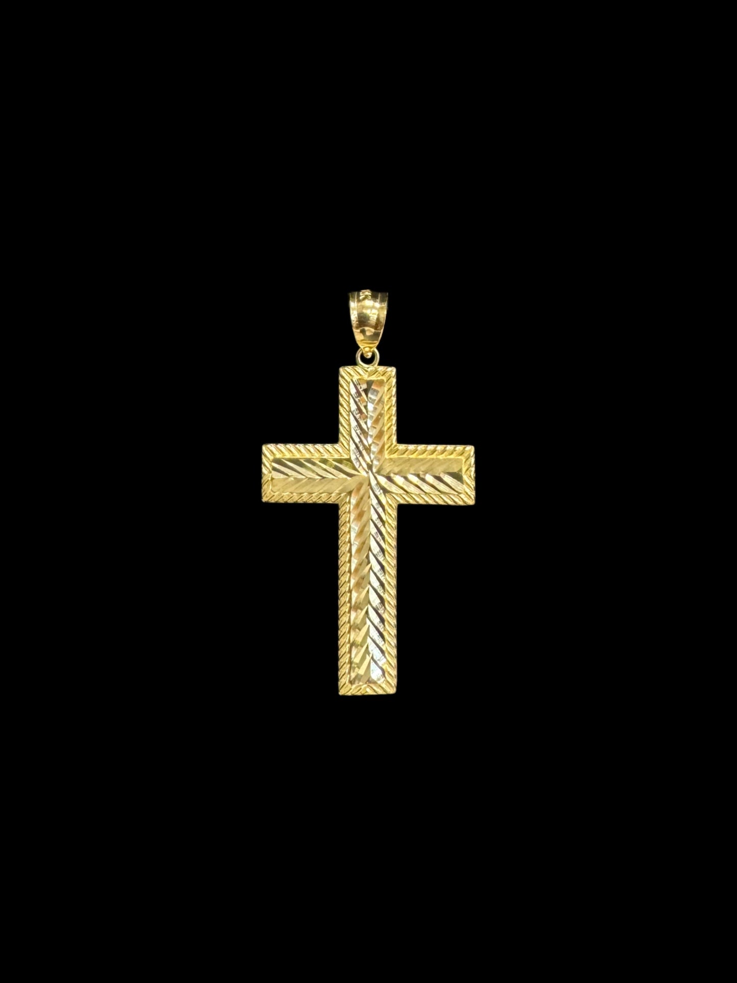 14K GOLD CROSS PENDANT (3.4GR)