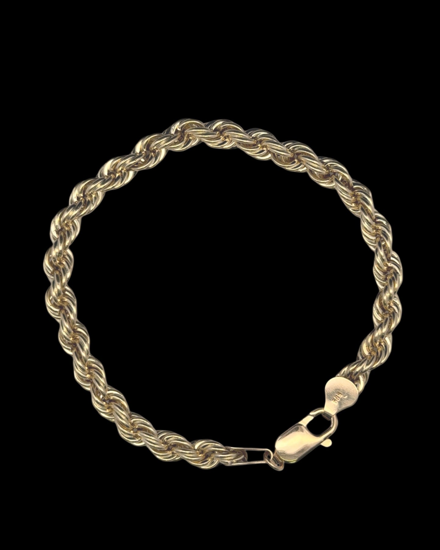 ROPE BRACELET 14K 5.3GR 8" 5MM