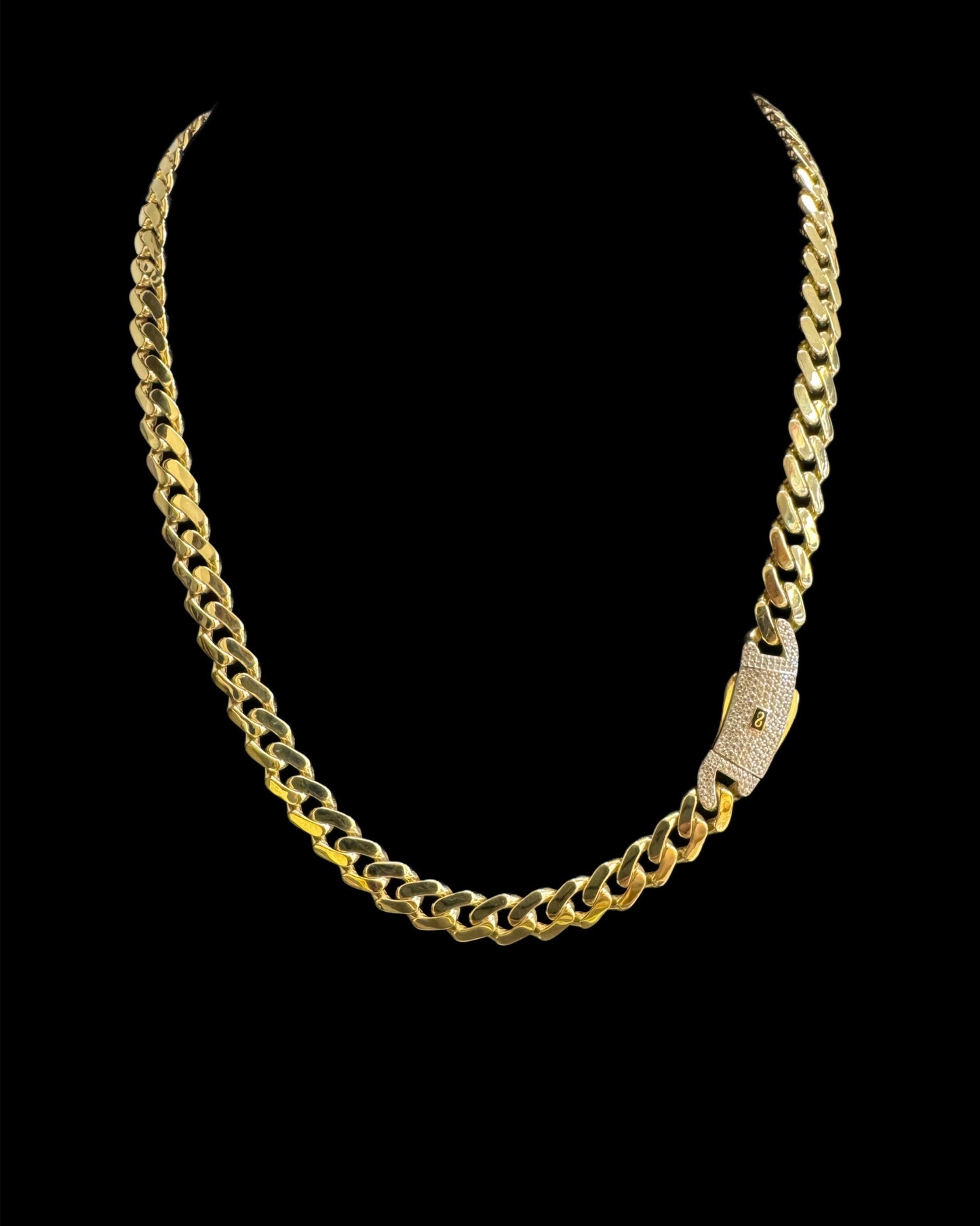 14K GOLD MONACI CHAIN (16.5GR 7,6MM 18")