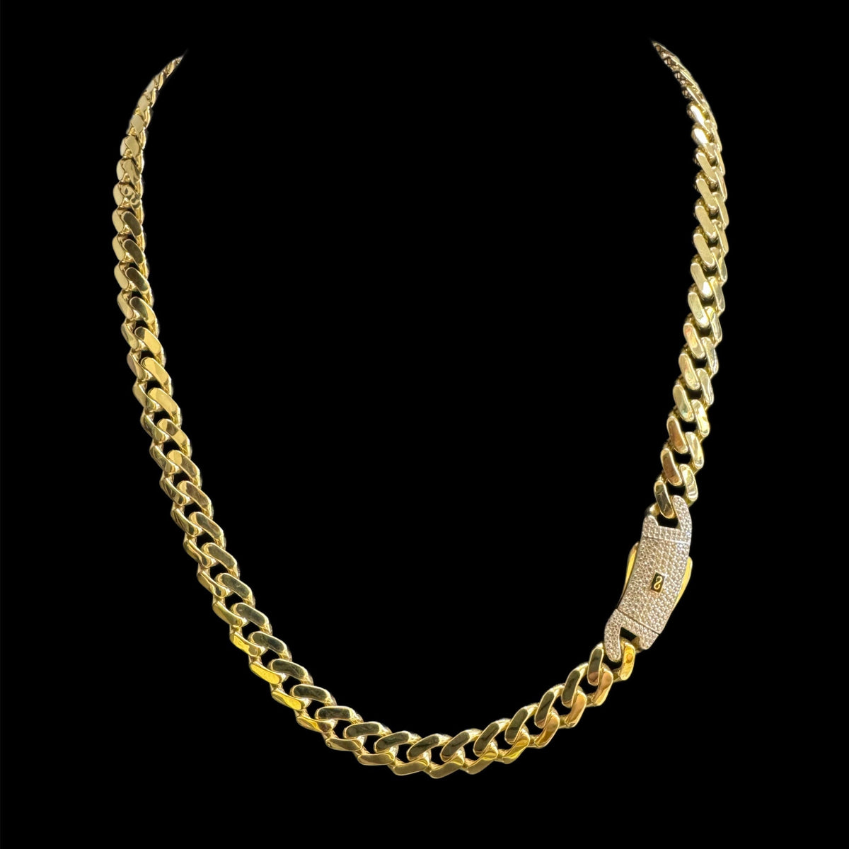 14K GOLD MONACI CHAIN (16.5GR 7,6MM 18")