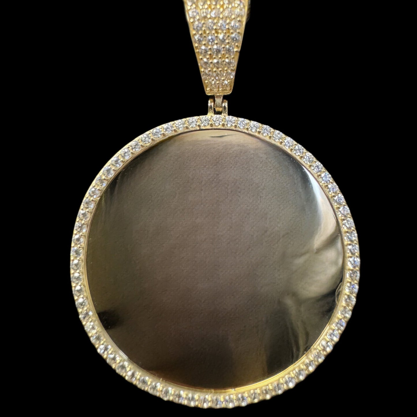 14K PICTURE PENDANT CZ (10.6GR )