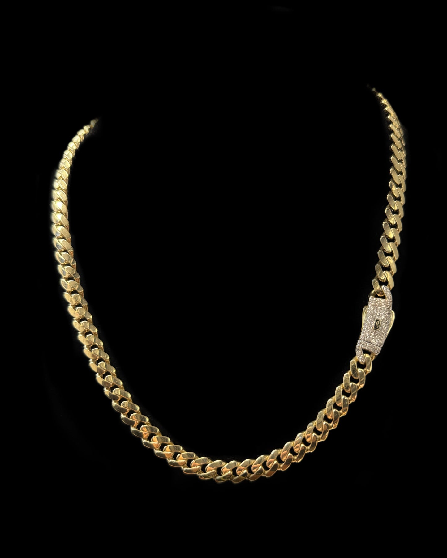 CADENA MONACO HOLLOW 19.9GR 6.5MM 14K 18"