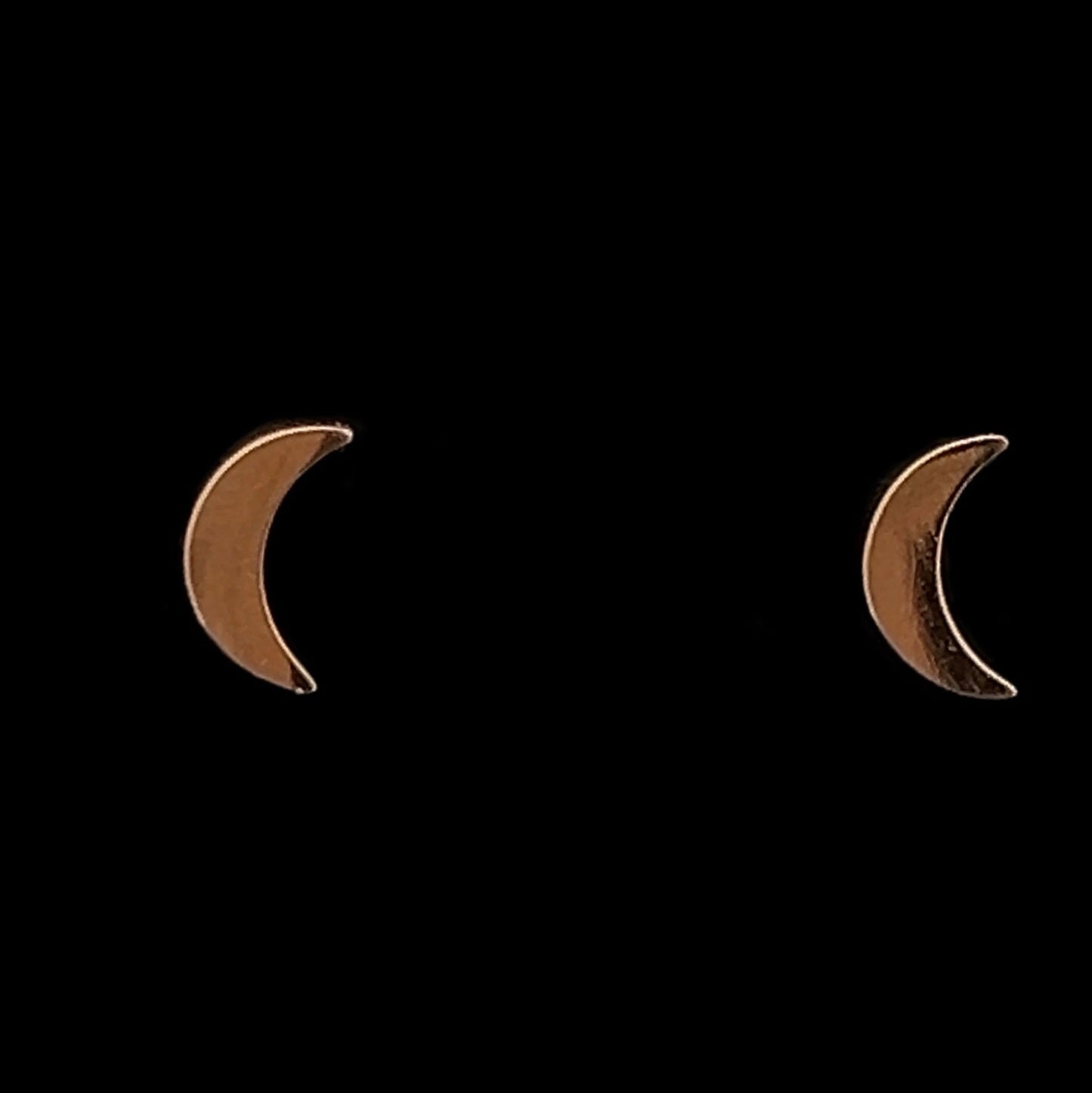 14K MOON EARRINGS
