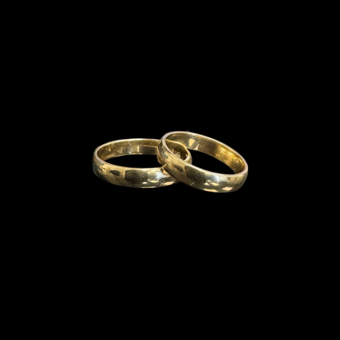 14K GOLD DUO ENGAGEMENT RING (6.5GR M9.5" W7")