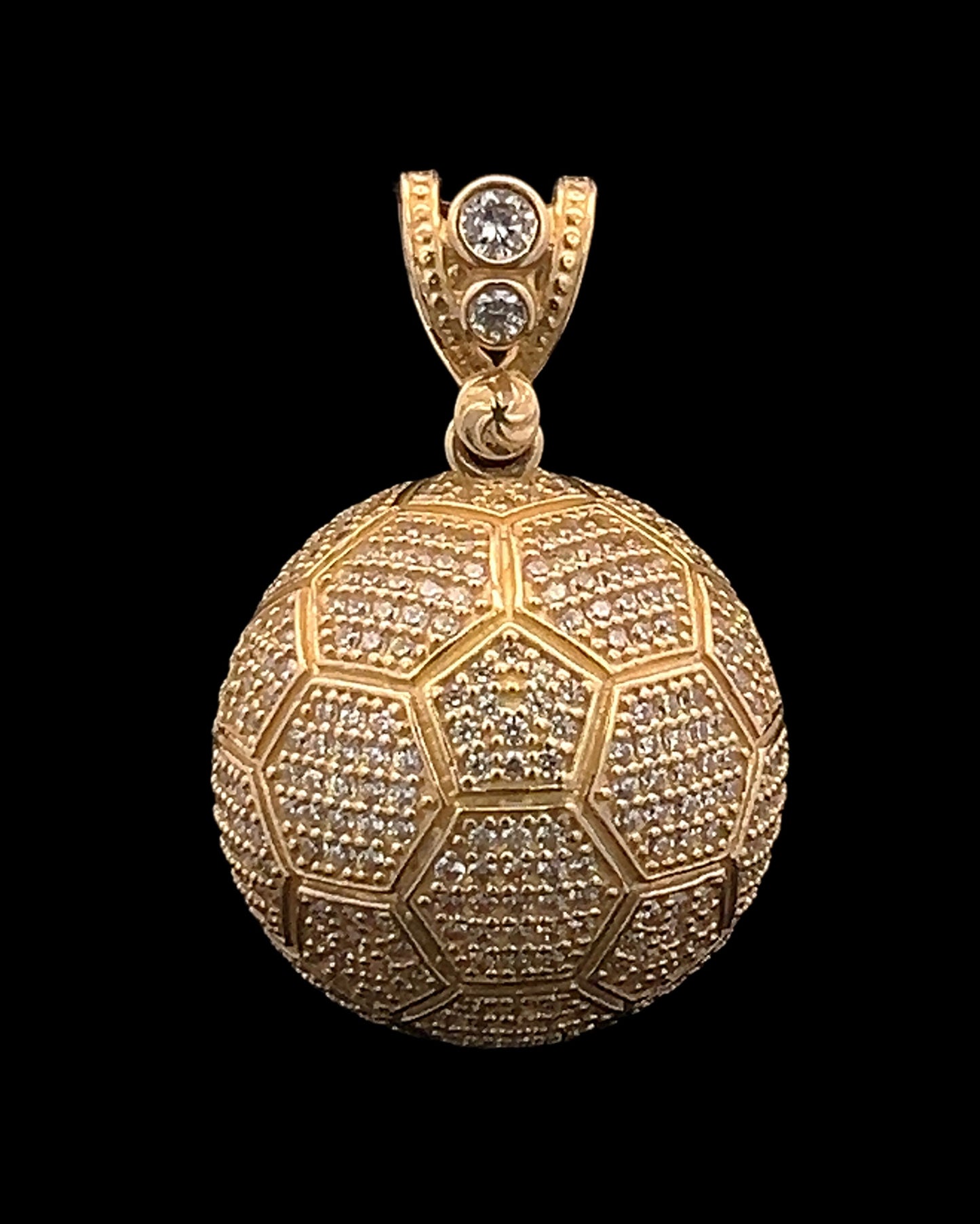 PENDANT BALON FUTBOL CZ 11GR 14K
