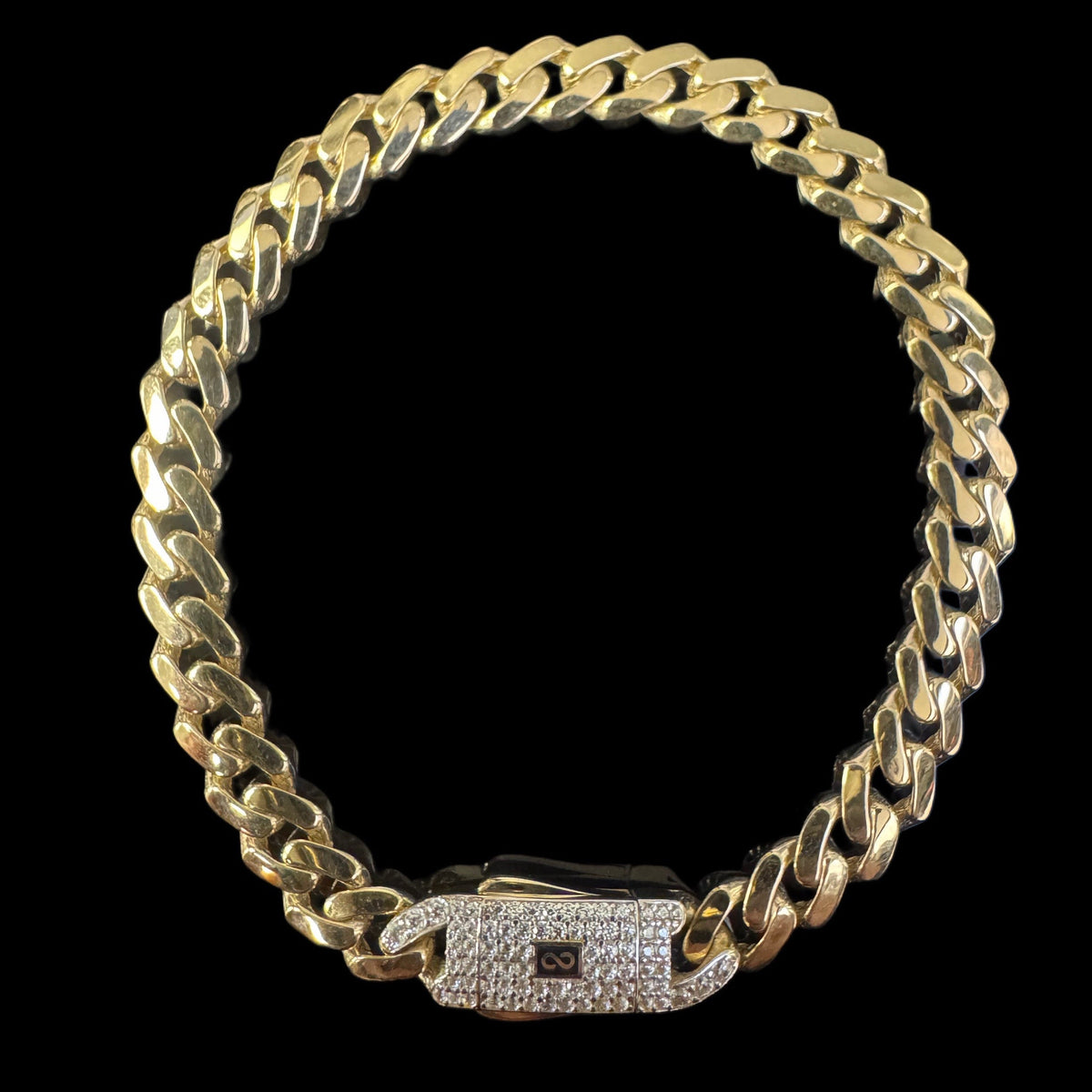 14K MONACI HOLLOW BRACELET (5.7GR 6MM 7")