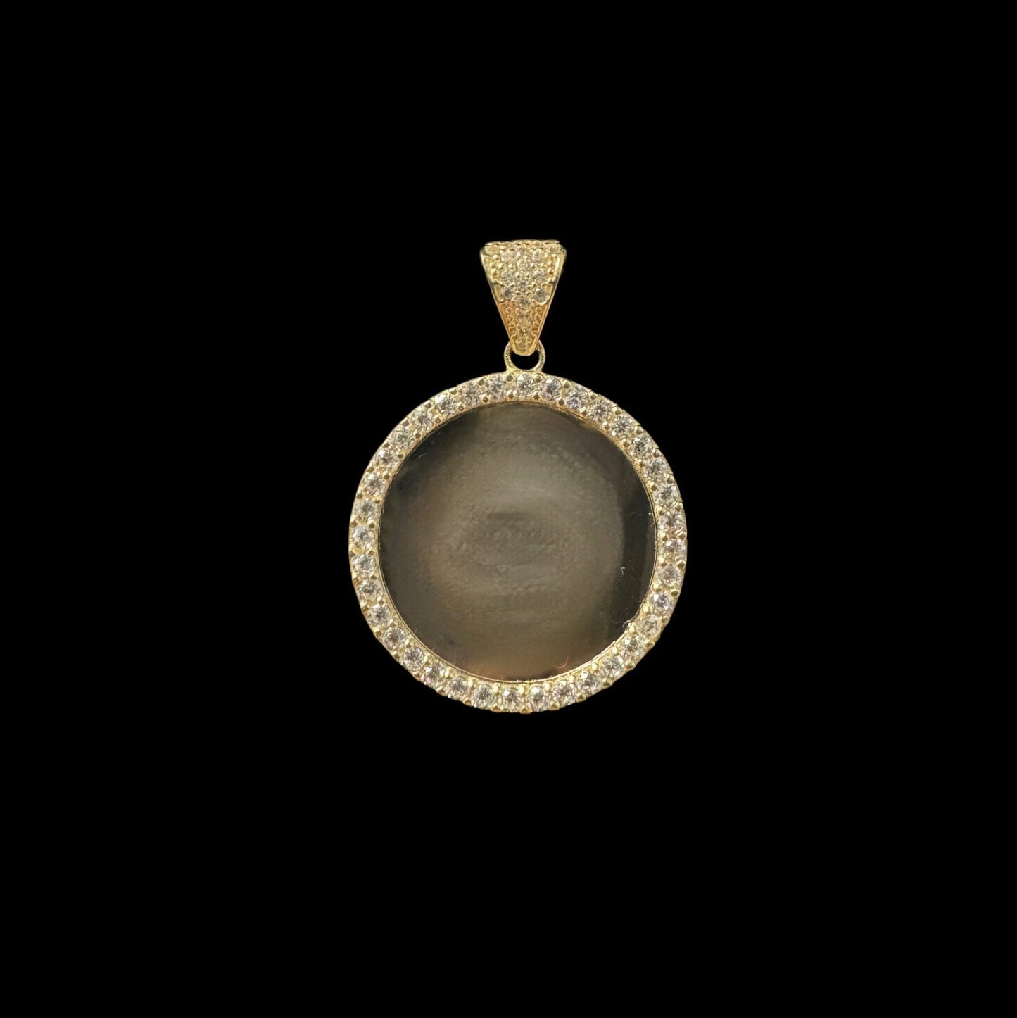14K PICTURE PENDANT CZ (3GR)