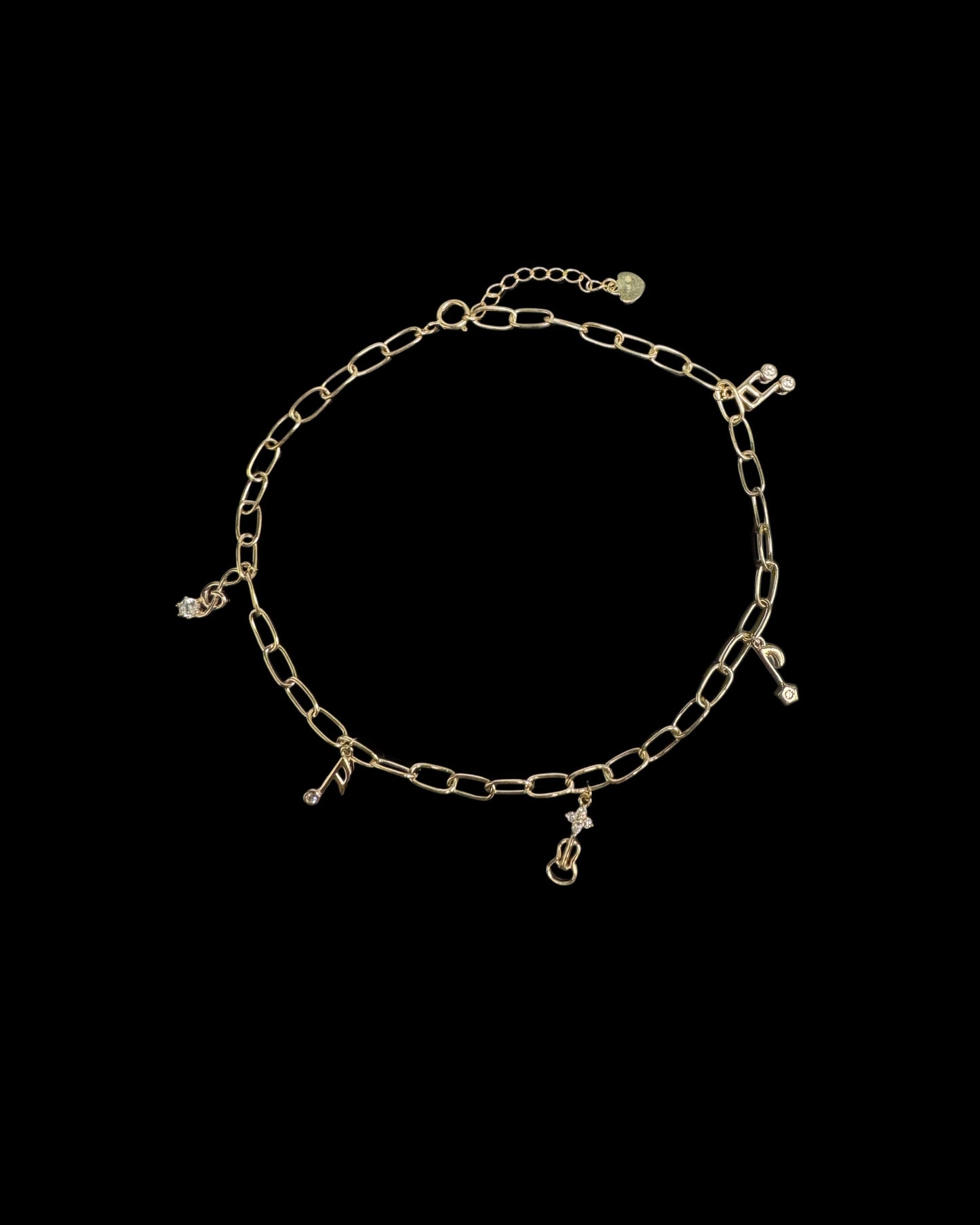 14K GOLD ANKLE BRACELET (4.7GR 10")