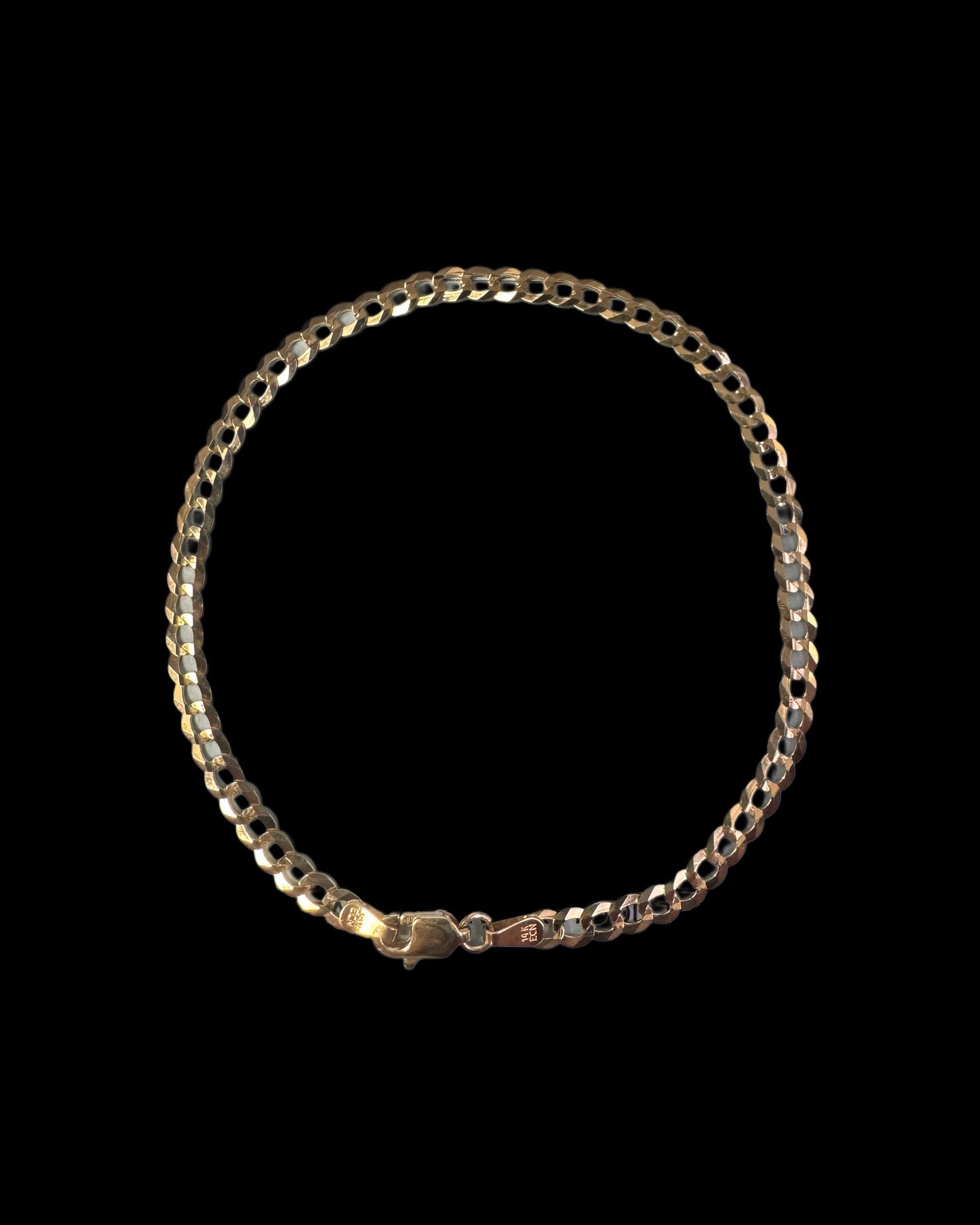 BRACELET CUBANA CLASICA 4GR 3.7MM 14K 10"