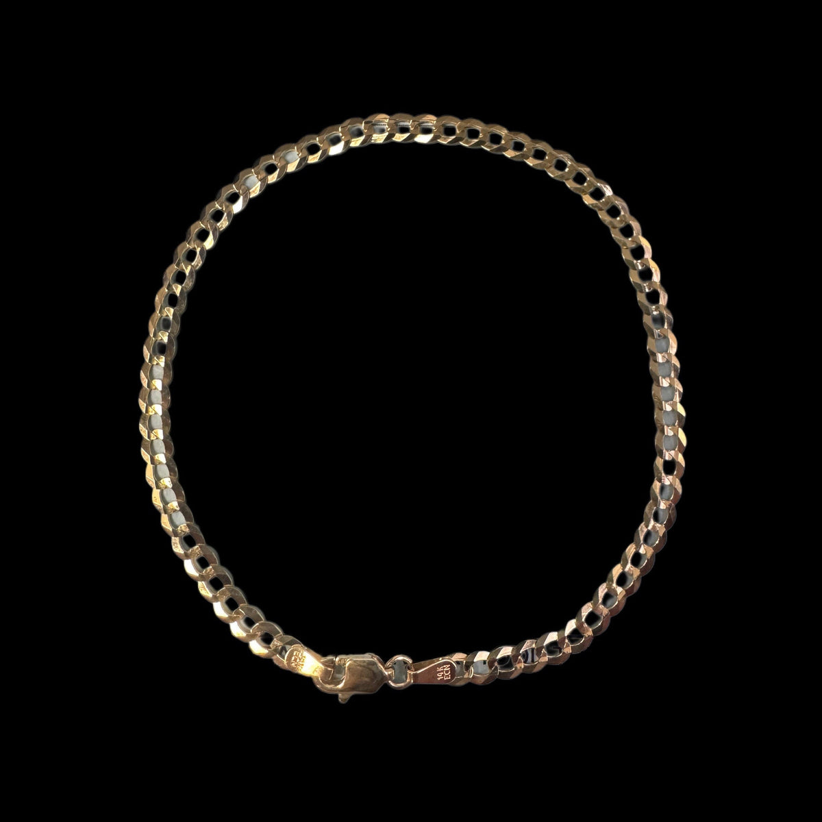 14K CLASSIC CUBAN BRACELET (4GR 3.7MM 10")