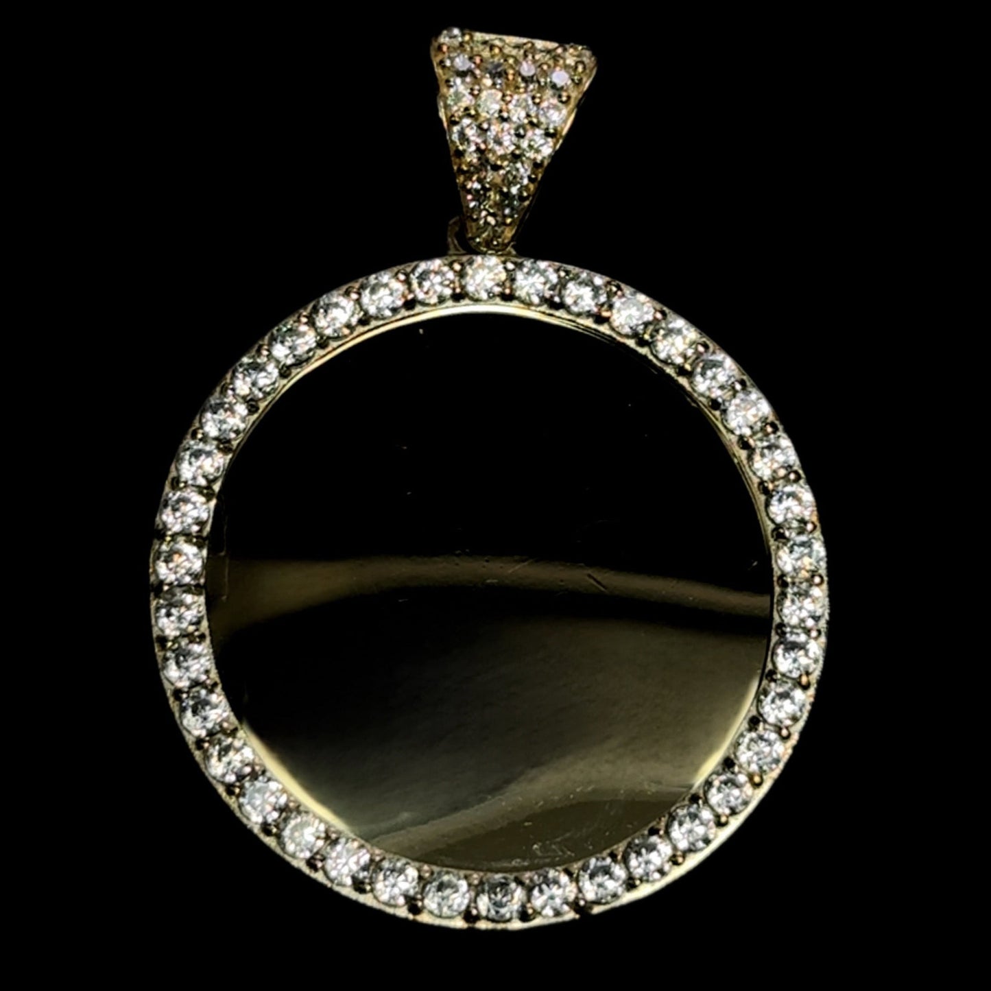 14K PENDANT PICTURE CZ (4.9GR)
