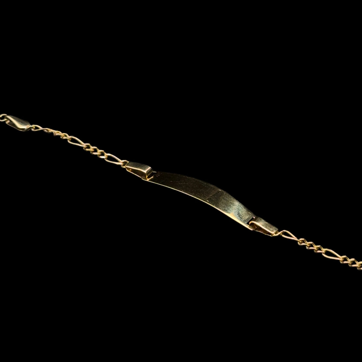 PULSERA ID BEBE 2.4GR 6.7MM 14K 5.5".