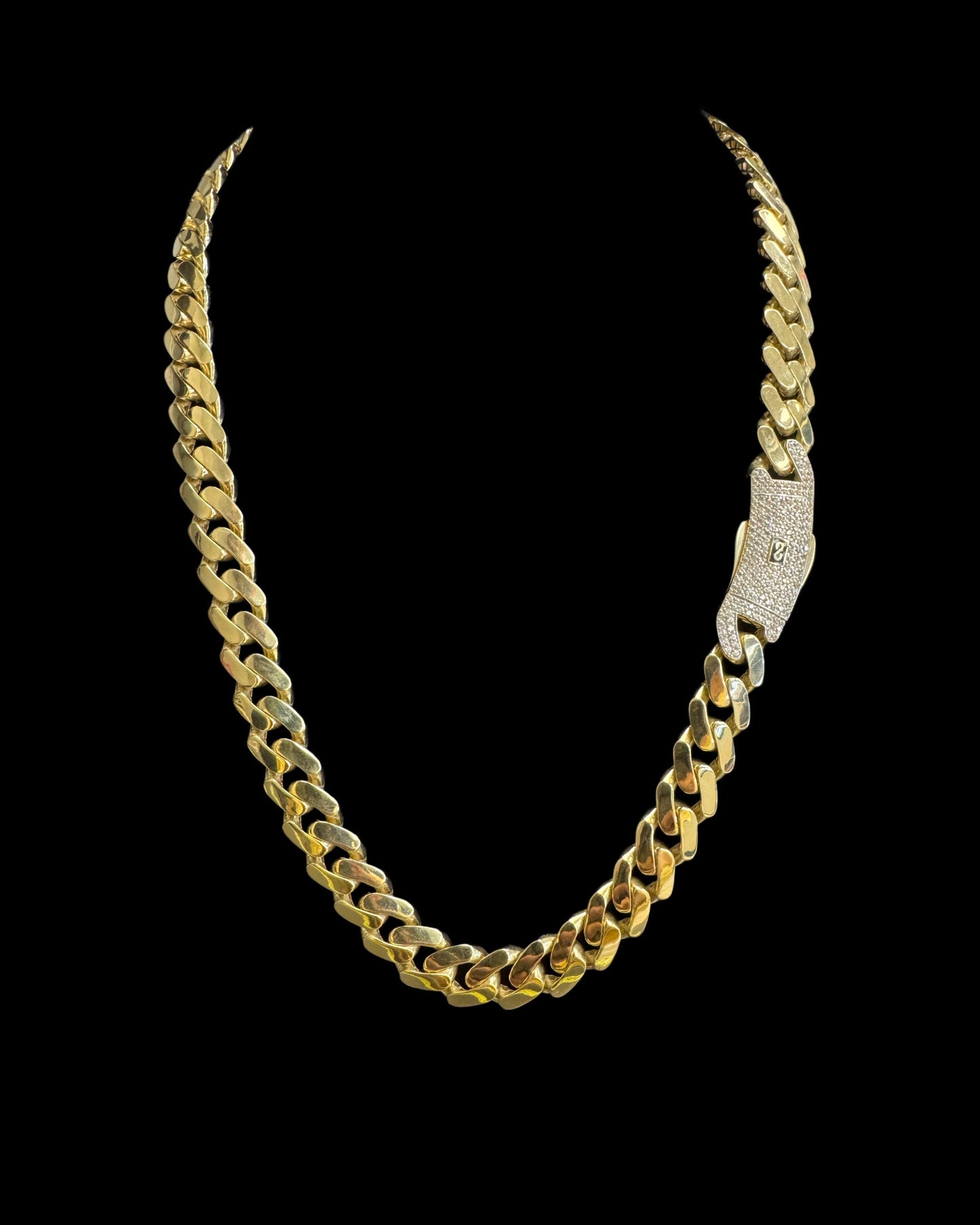 14K GOLD MONACI CHAIN (31.7GR 10.6MM 20")