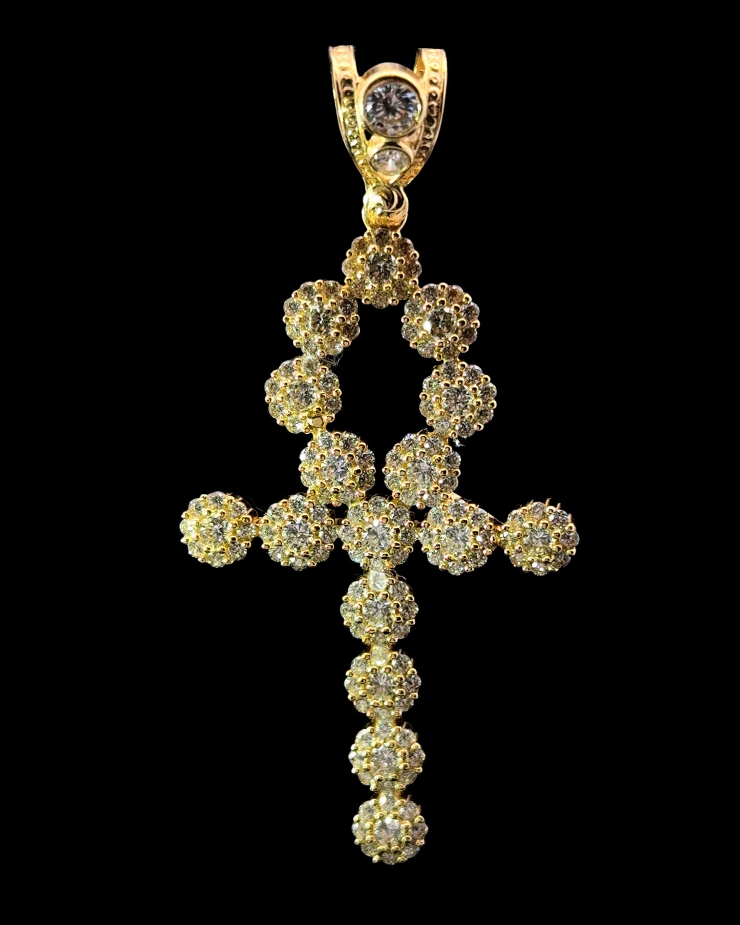 PENDANT CRUZ LAZO CZ 5GR 14K