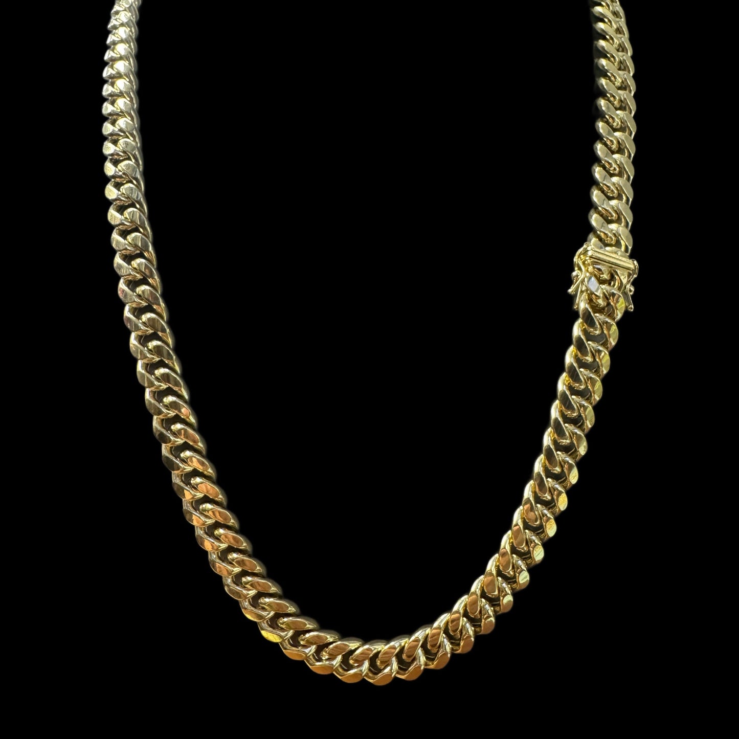 14K SEMI-SOLID CUBAN CHAIN (48.2GR 8.7MM 22")