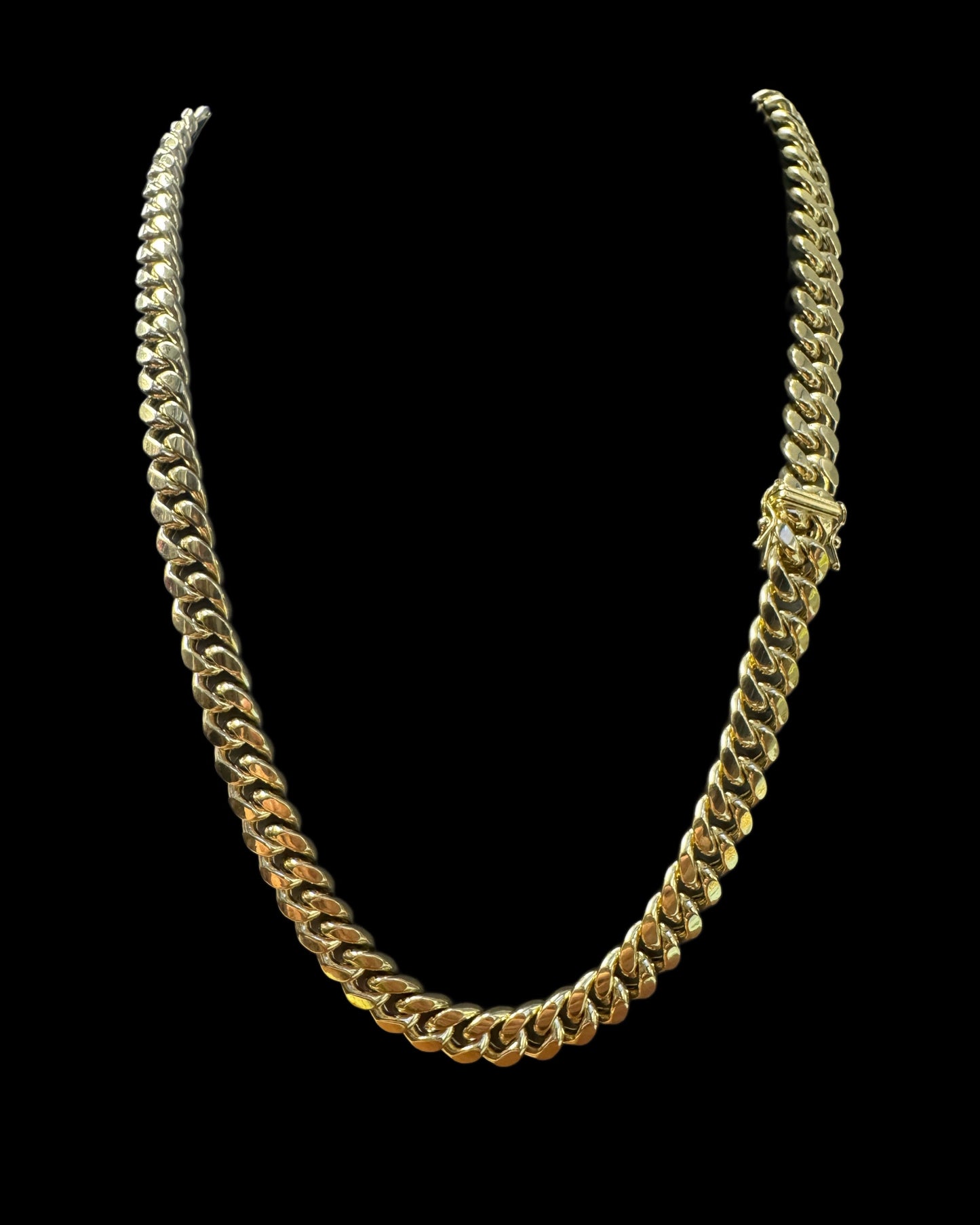 14K SEMI-SOLID CUBAN CHAIN (48.2GR 8.7MM 22")