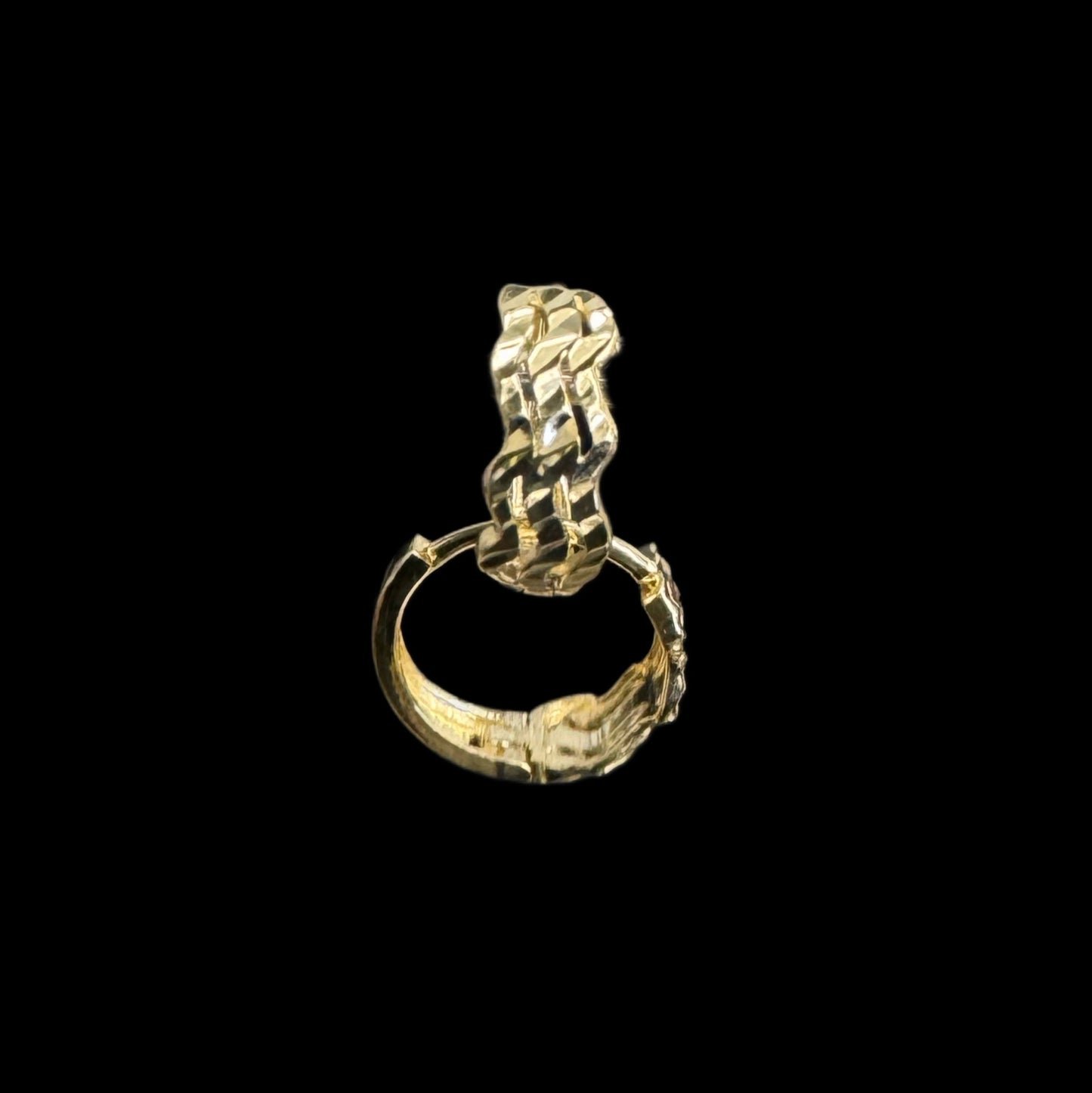 14K GOLD HUGGIES EARRING (1.2GR)