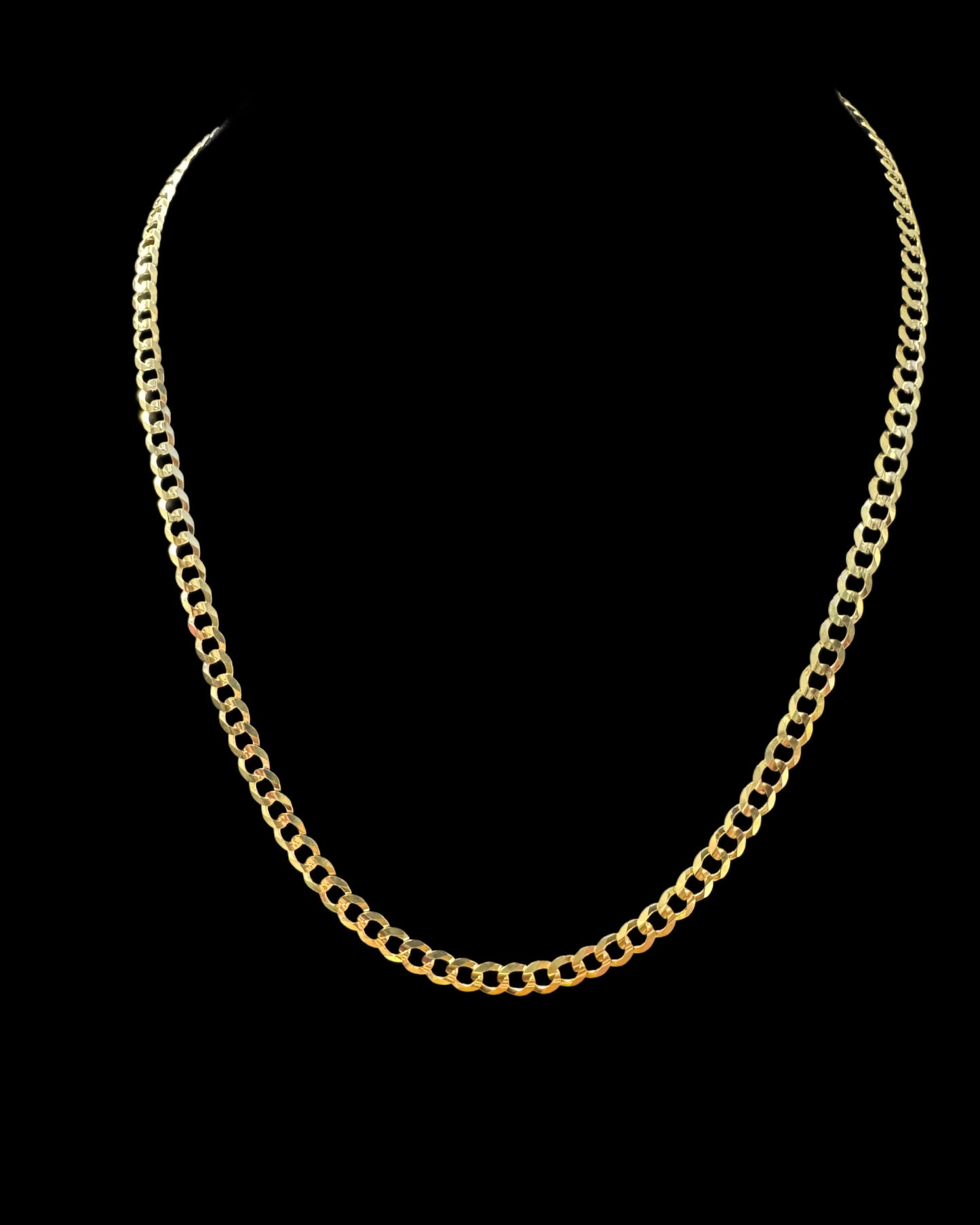 CADENA CUBANA CLASICA SOLIDA 14.9GR 5MM 14K 24"