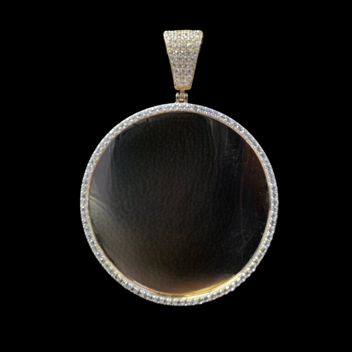 14K PICTURE PENDANT CZ (10.7GR)