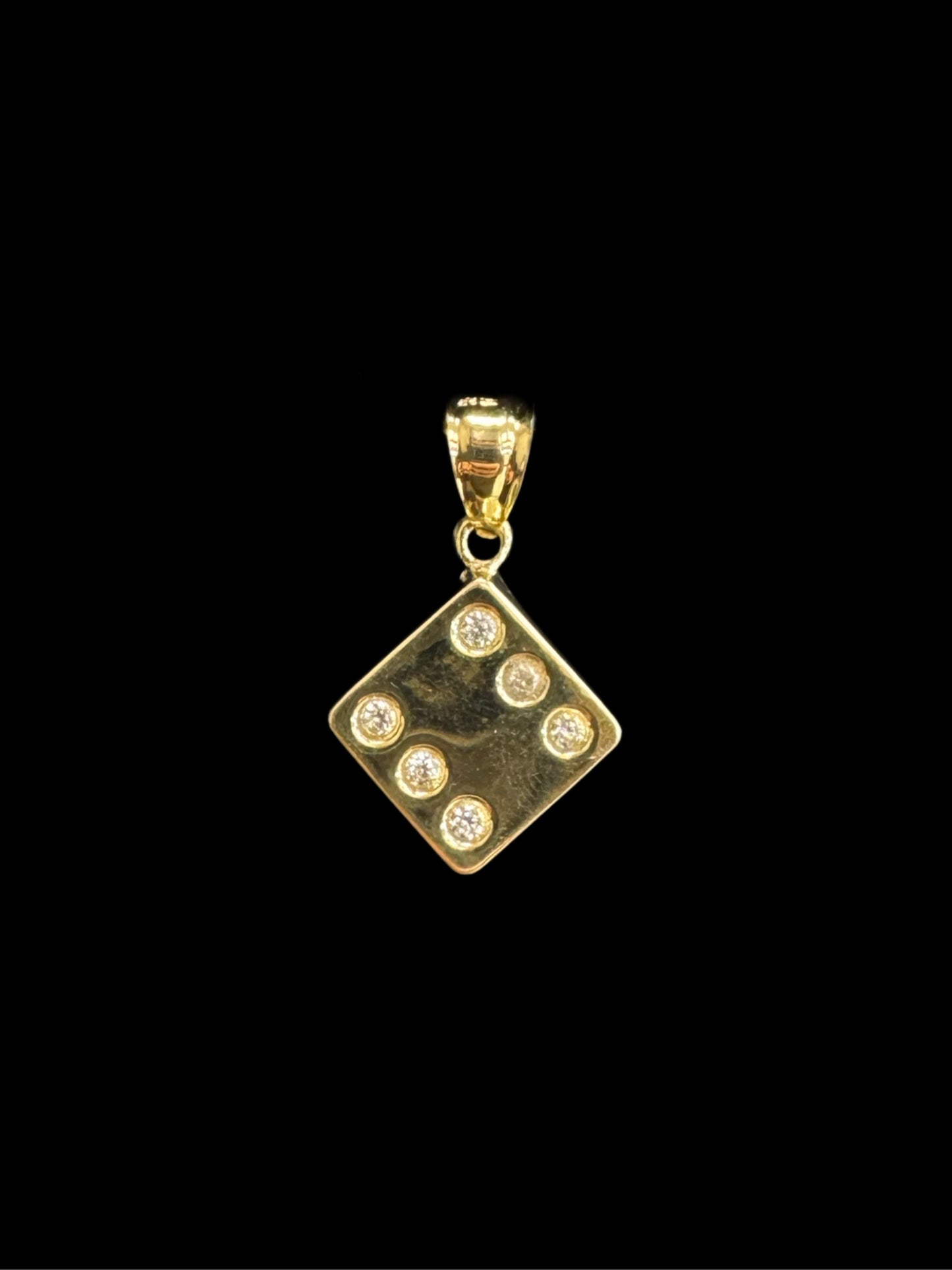 14K GOLD DICE PENDANT (2,4GR)