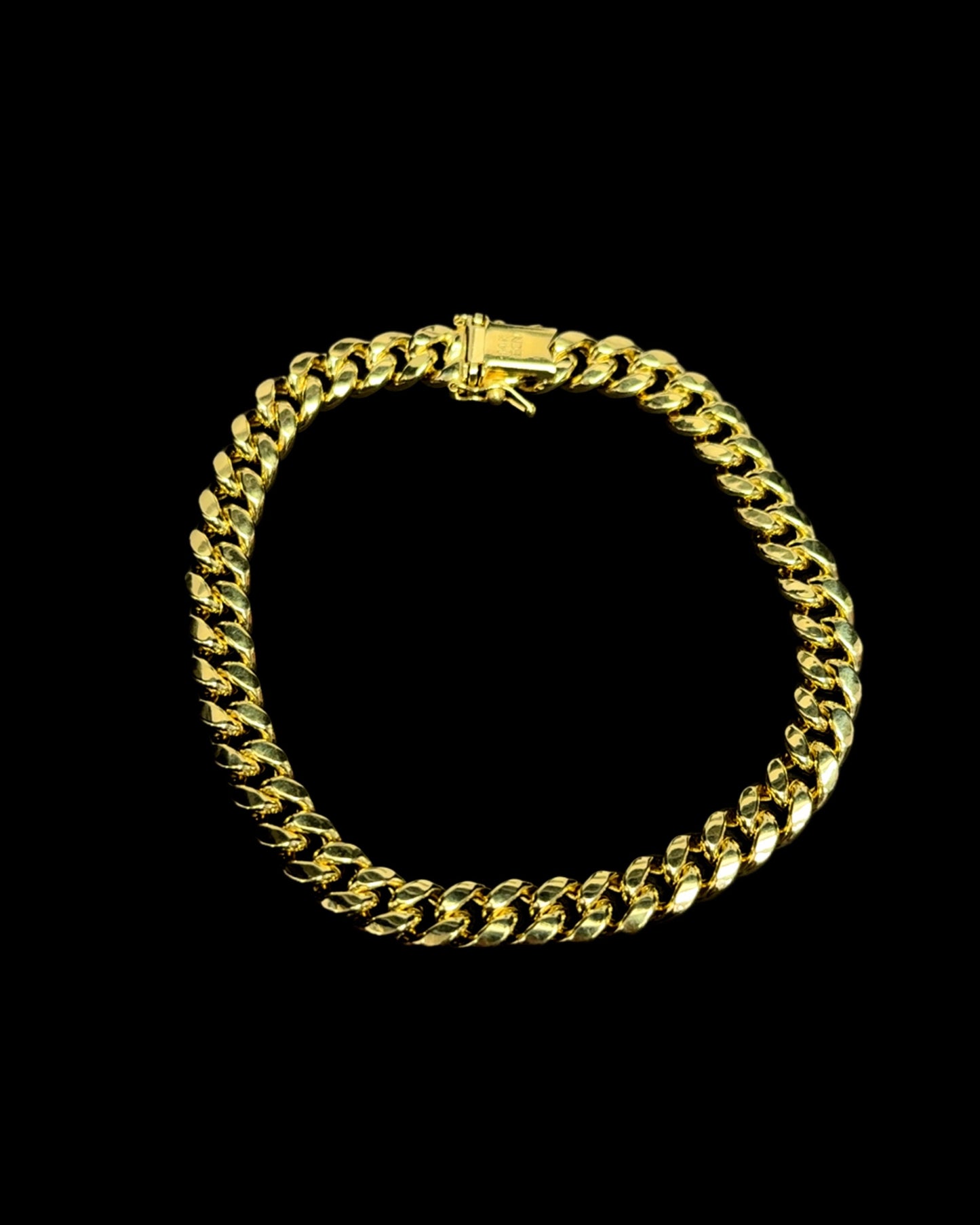 BRACELET MIAMI CUBAN HOLLOW 16,4GR 7.6MM 14K 8.5"
