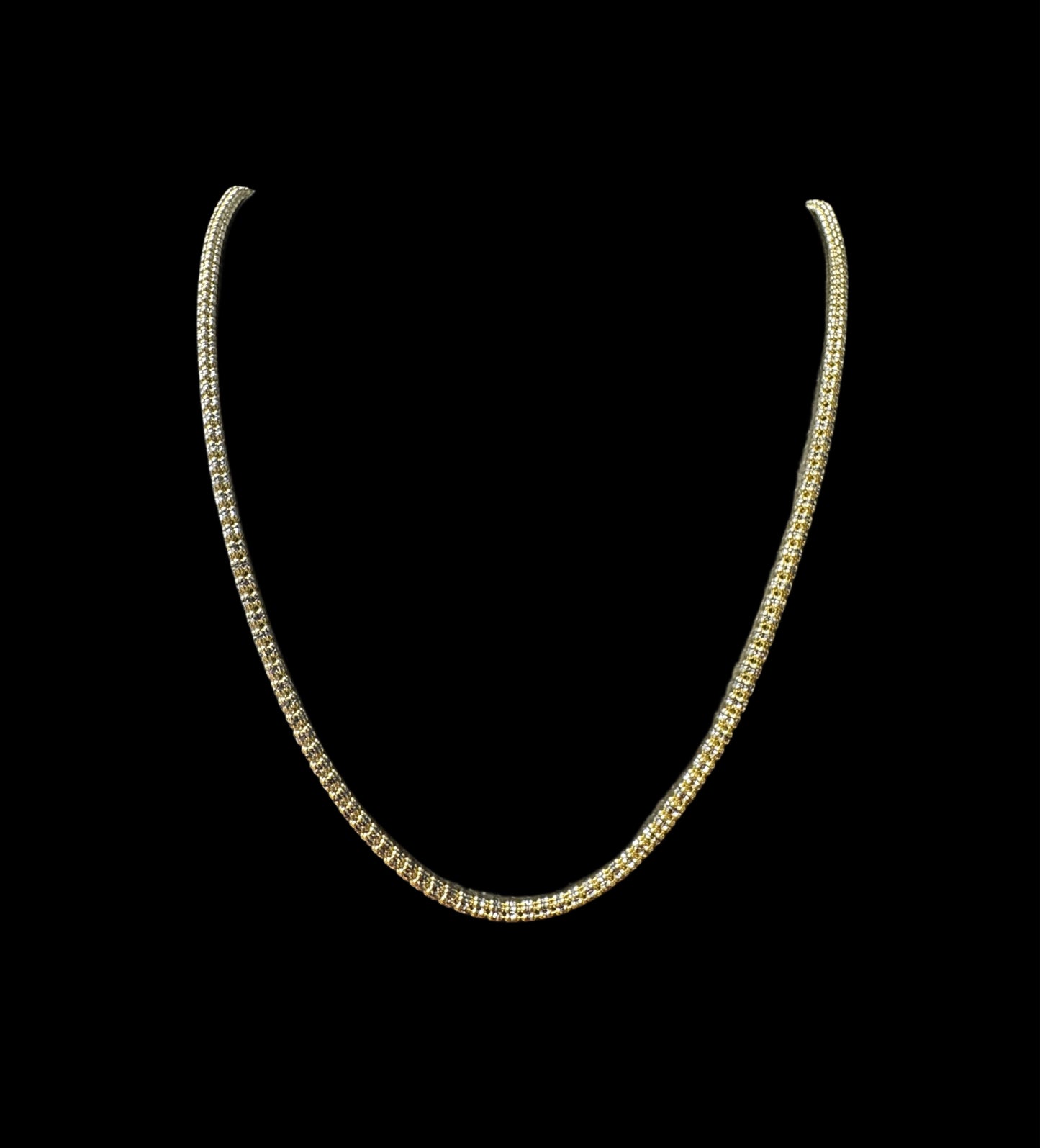 CADENA MOON ICE YELLOW 17.9GR 3.4MM 14K 22"