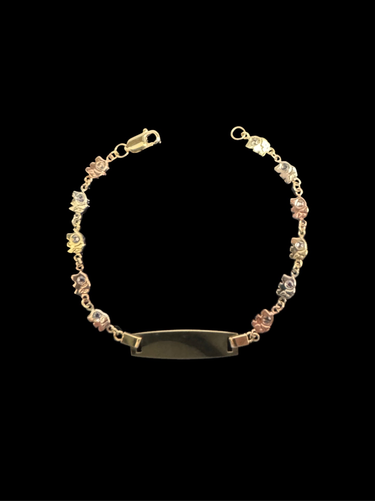 14K GOLD BABY ID ELEPHANT BRACELET (2.3GR 6")