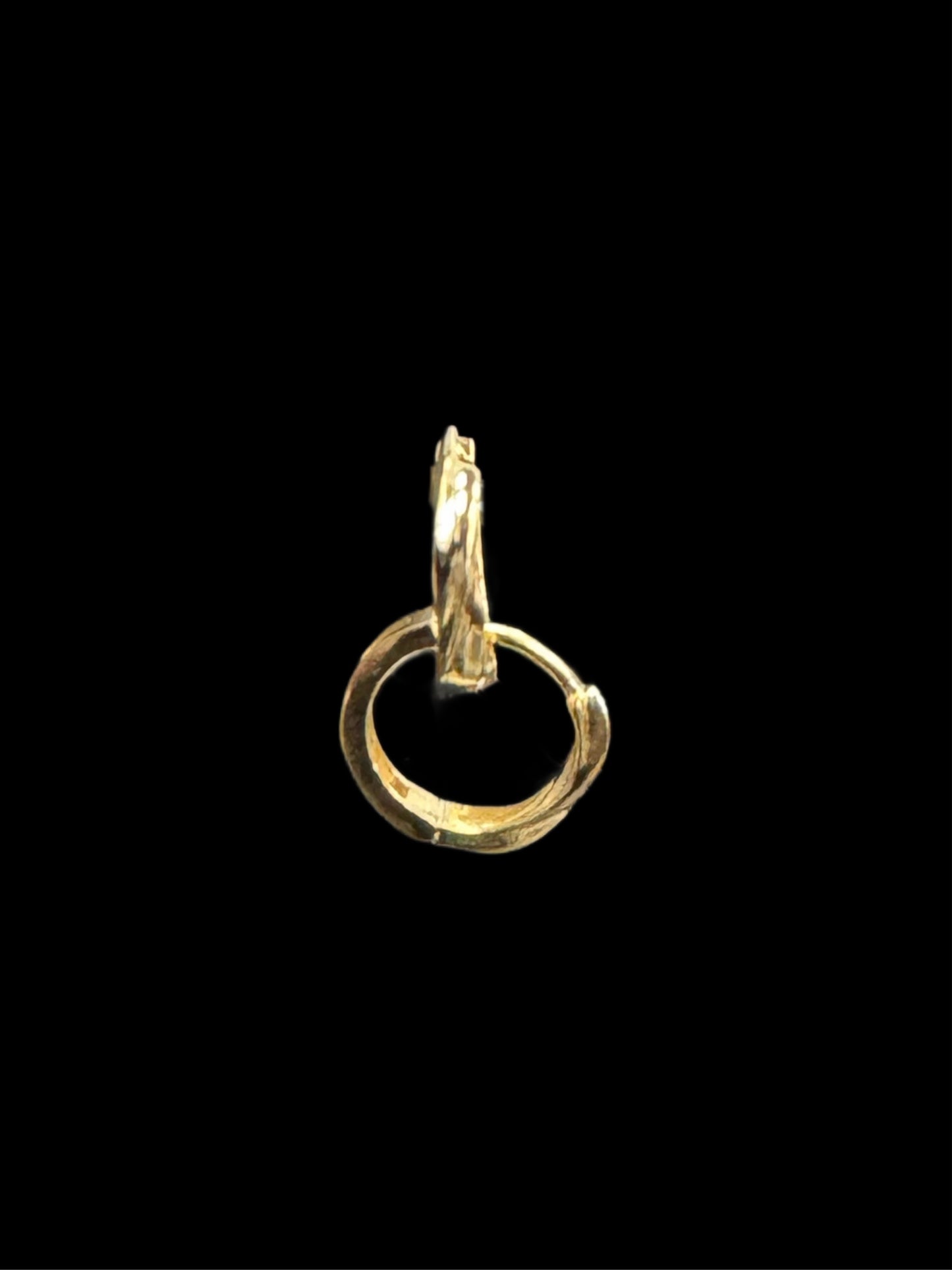 14K GOLD HUGGIES EARRINGS (1.4GR)