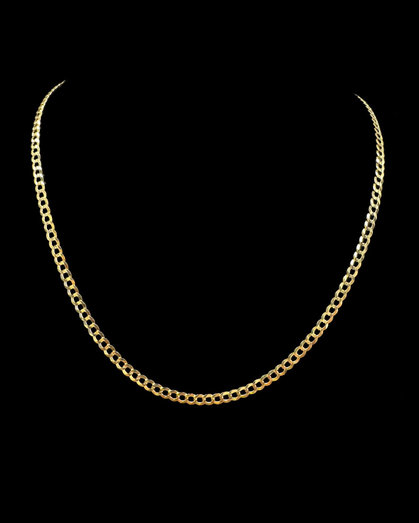 CADENA CUBANA CLASICA 7.2GR 3.7MM 14K 20"