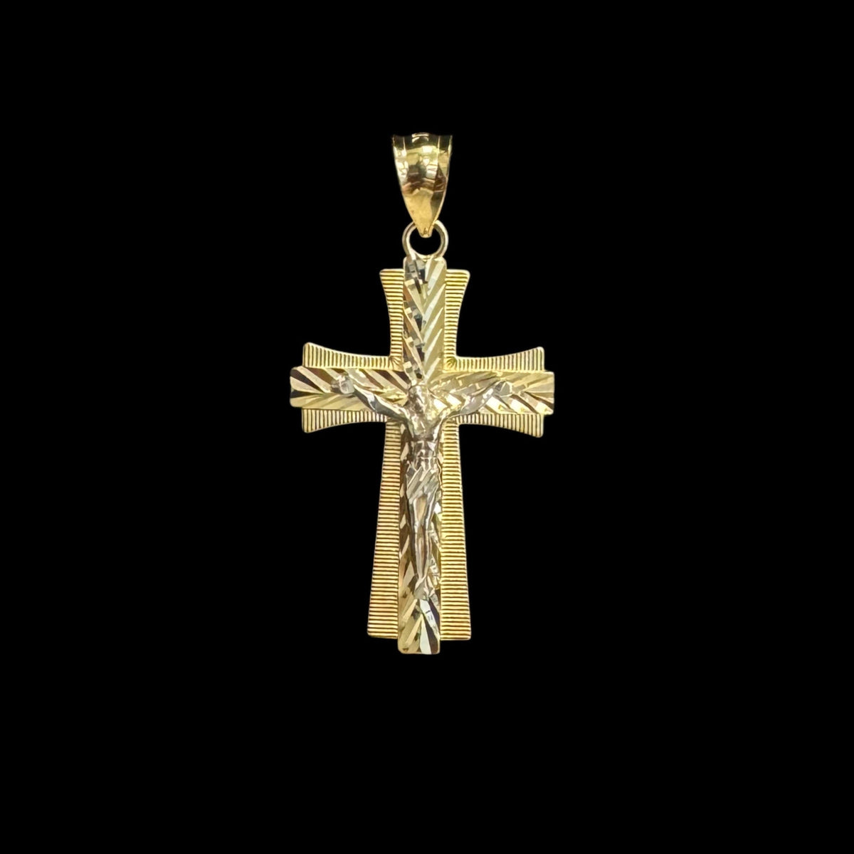 14K GOLD CROSS PENDANT (4GR)