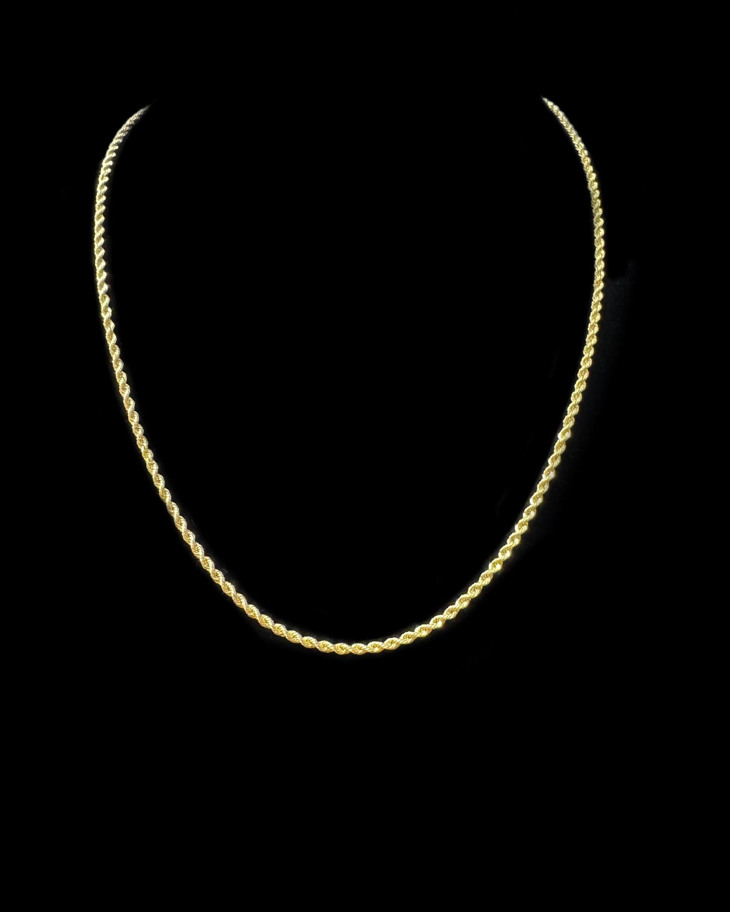 CADENA ROPE AMARILLA 3.3GR 2MM 14K 20"