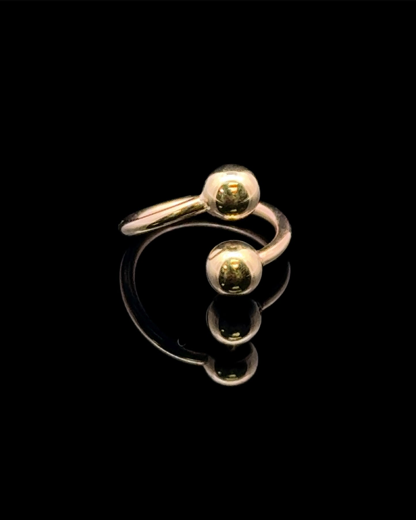 PIERCING OREJA ENVUELTO 14K