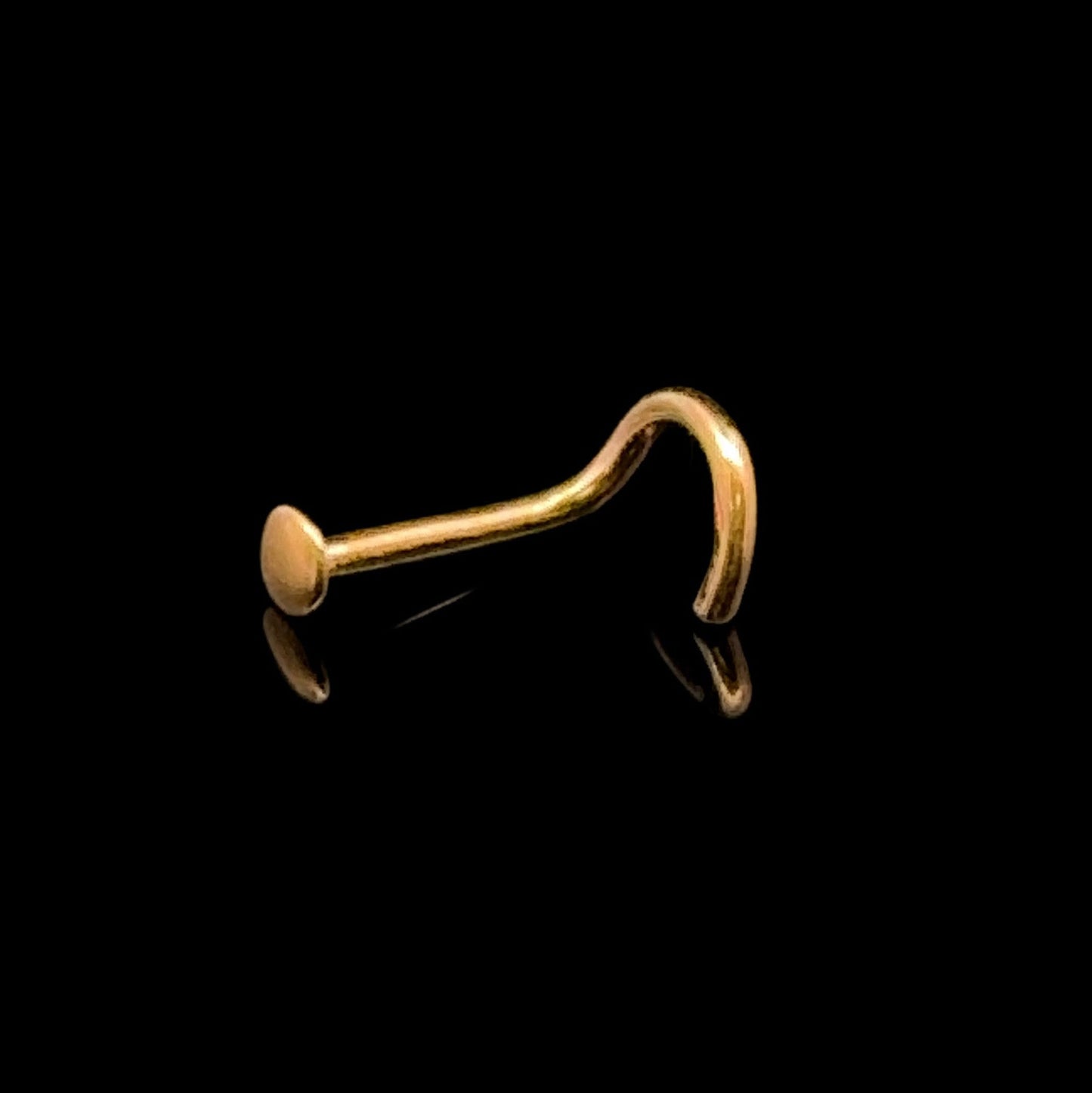 14K NOSE PIERCING CIRCLE