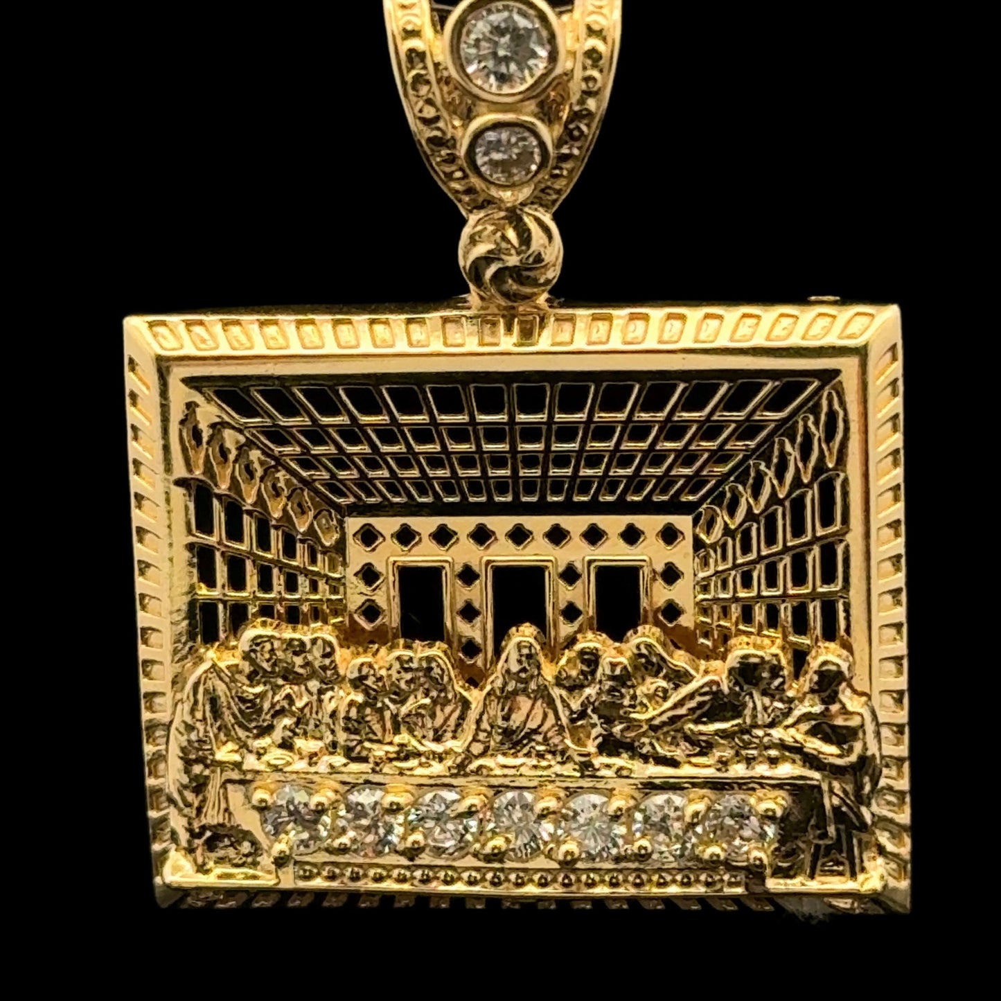 PENDANT ULTIMA CENA SMALL CZ 4.2 GR 14K
