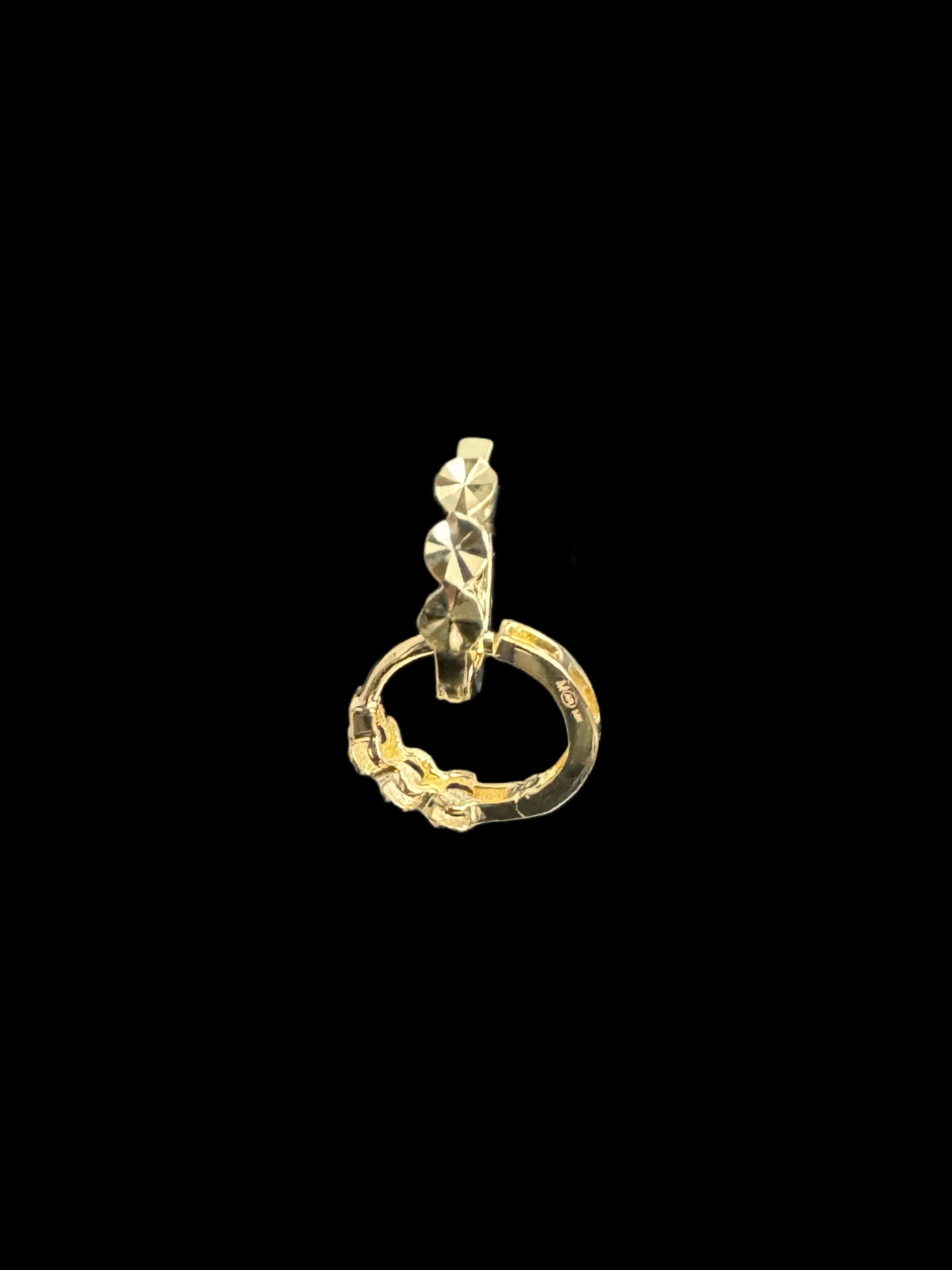 14K GOLD HUGGIES EARRINGS