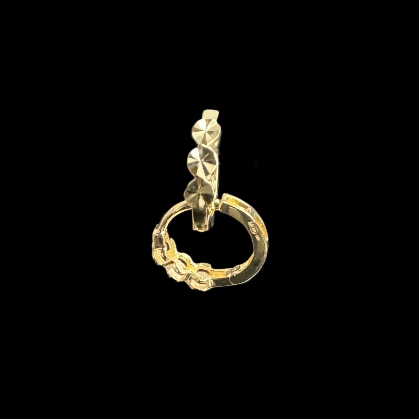 14K GOLD HUGGIES EARRINGS