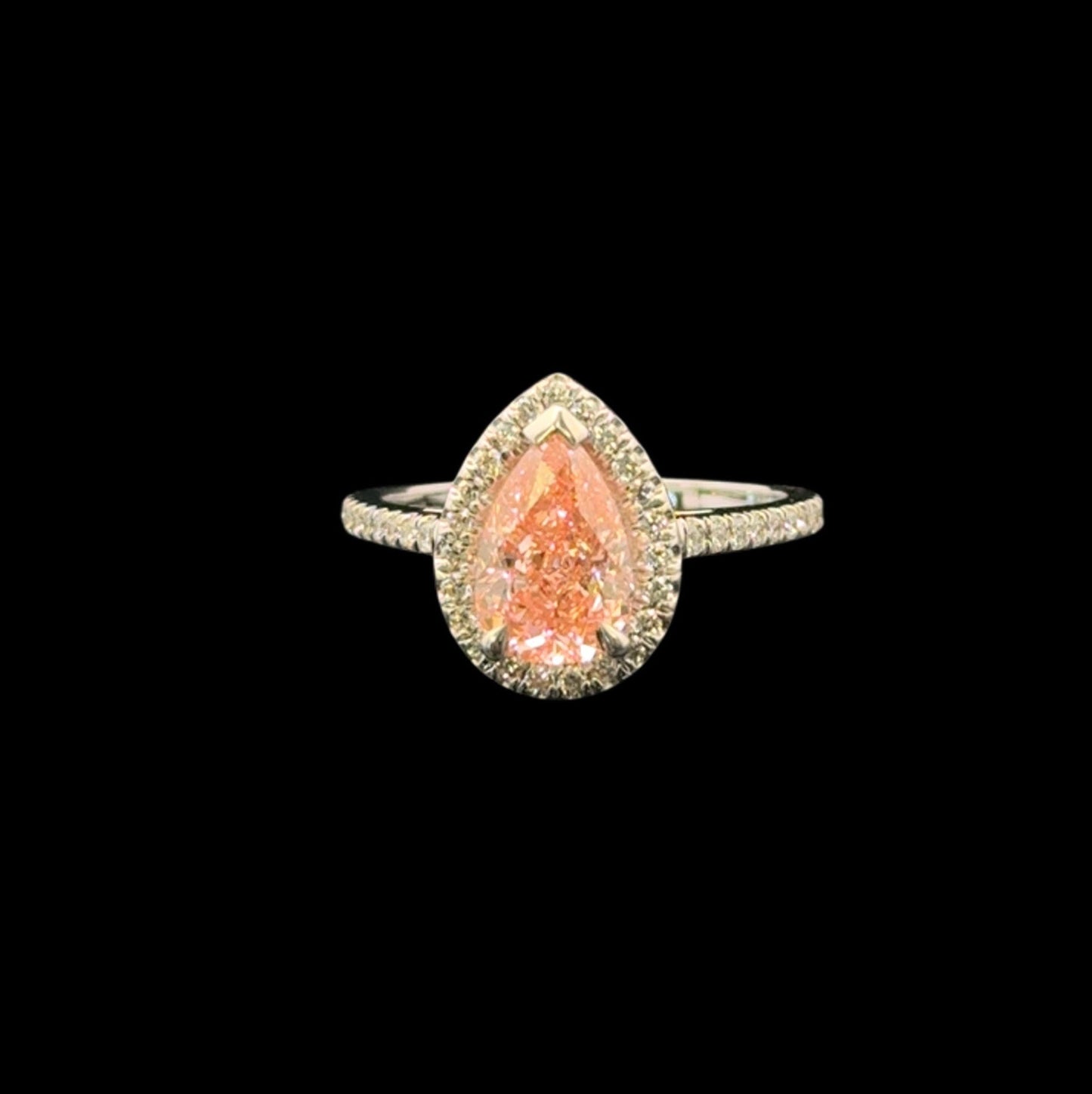 14K WHITE GOLD ENGAGEMENT LAB-GROWN DIAMOND (2.9GR 2.02CT 6")