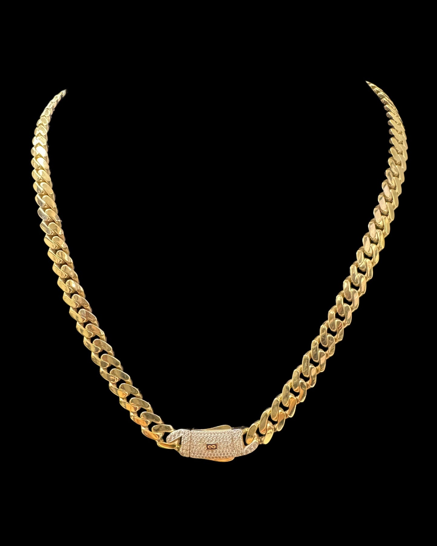 CADENA MONACI HOLLOW 16.4GR 7MM 14K 20"