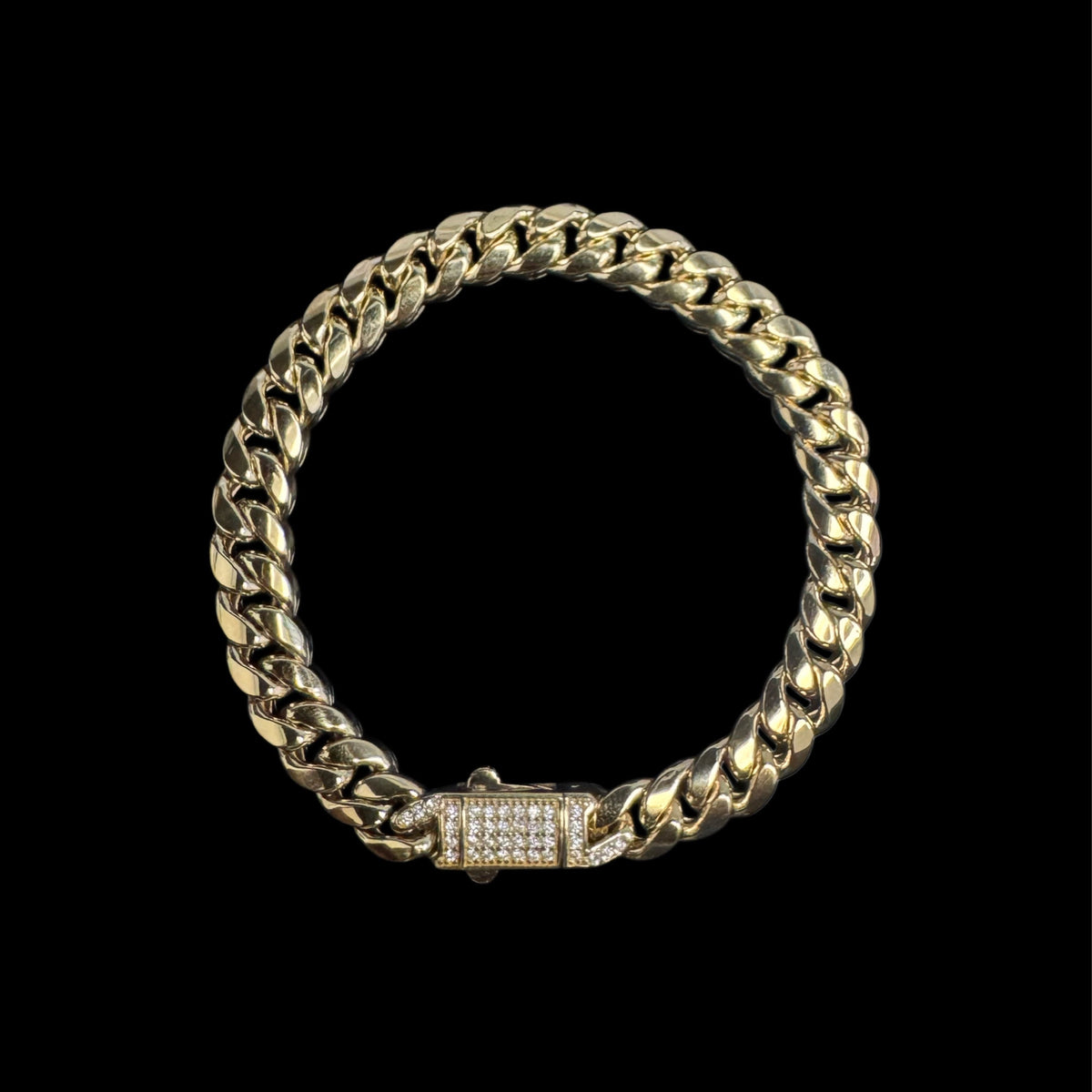 14K GOLD JINGLE BELL BRACELET (7.9GR 7.3MM 7")