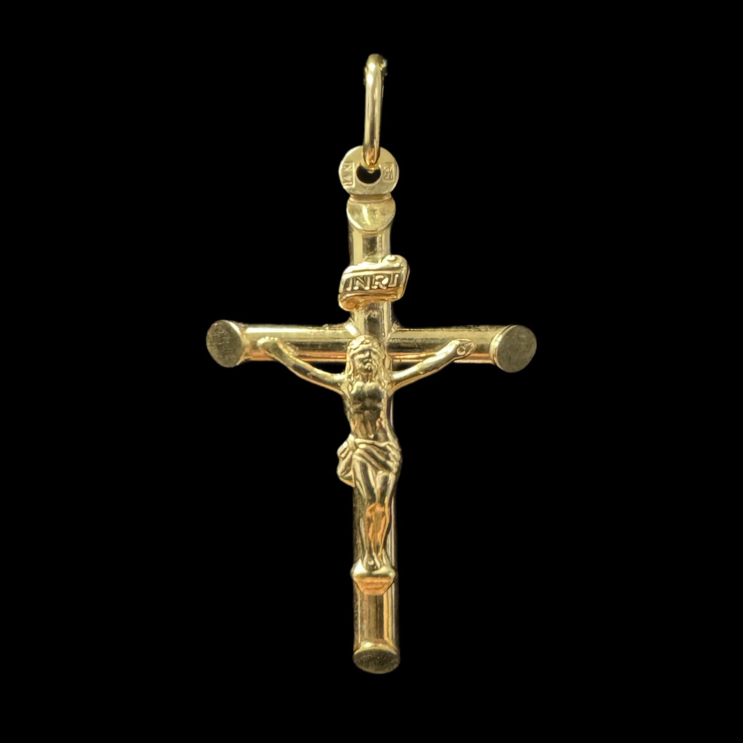 14K JESUS CROSS PENDANT (1.9GR)
