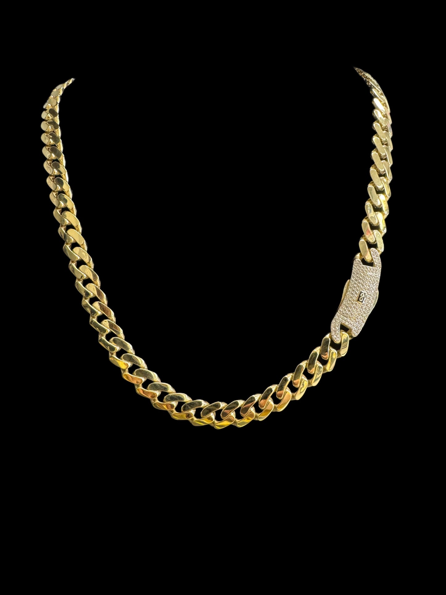 14K GOLD MONACI CHAIN (18.9GR 9MM 22")