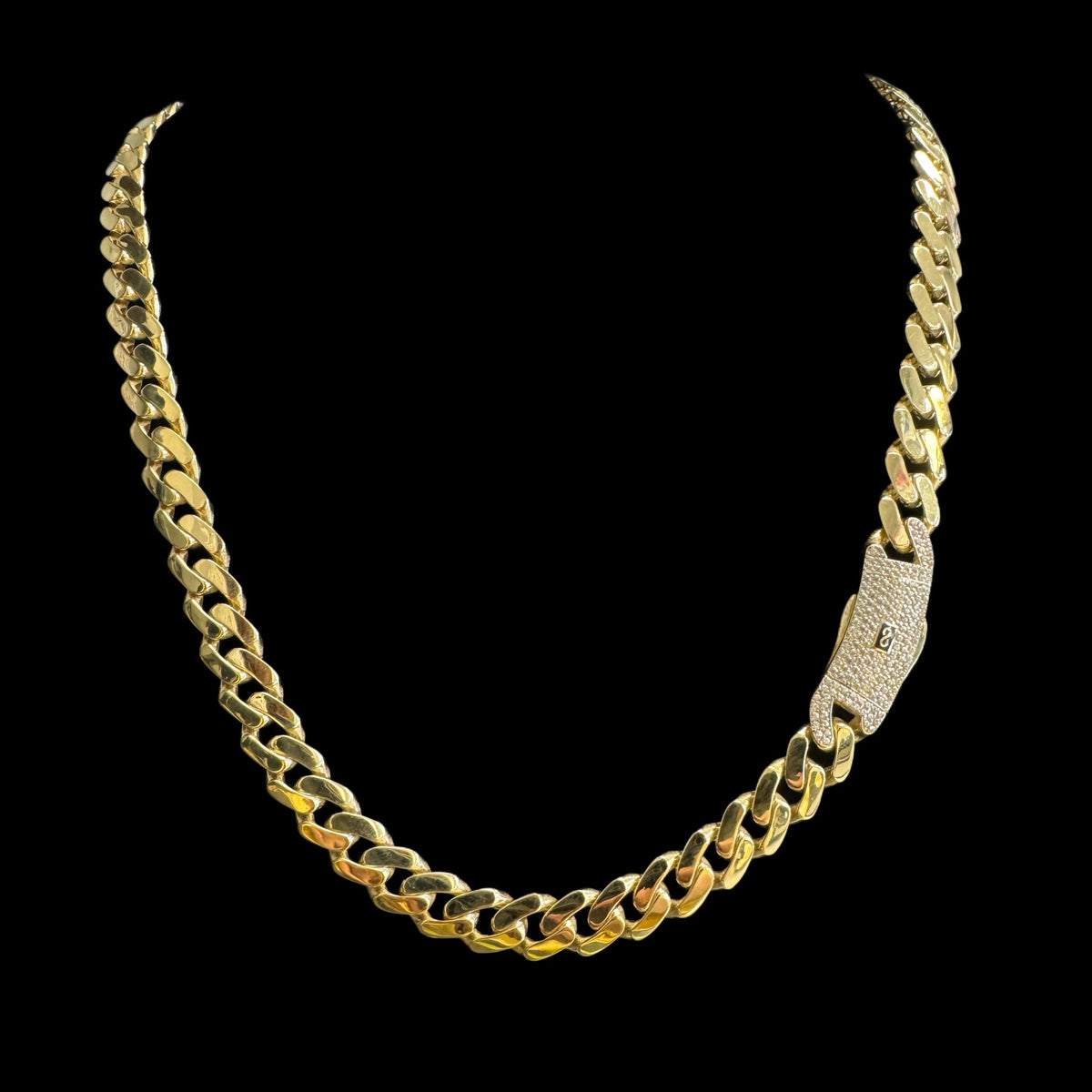 14K GOLD MONACI CHAIN (18.9GR 9MM 22")