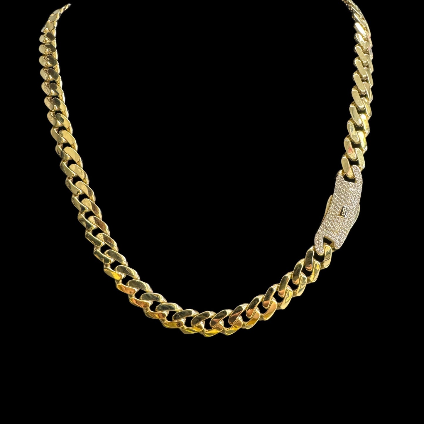 14K GOLD MONACI CHAIN (22.1GR 9MM 24")