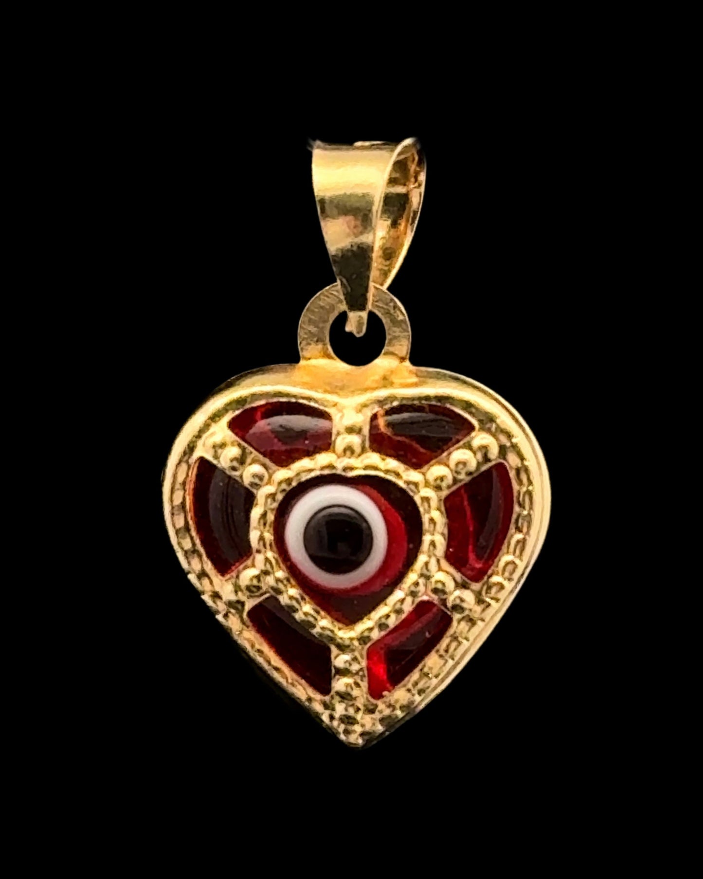 Yellow Gold Turco Heart Pendant 1.1GR 14K