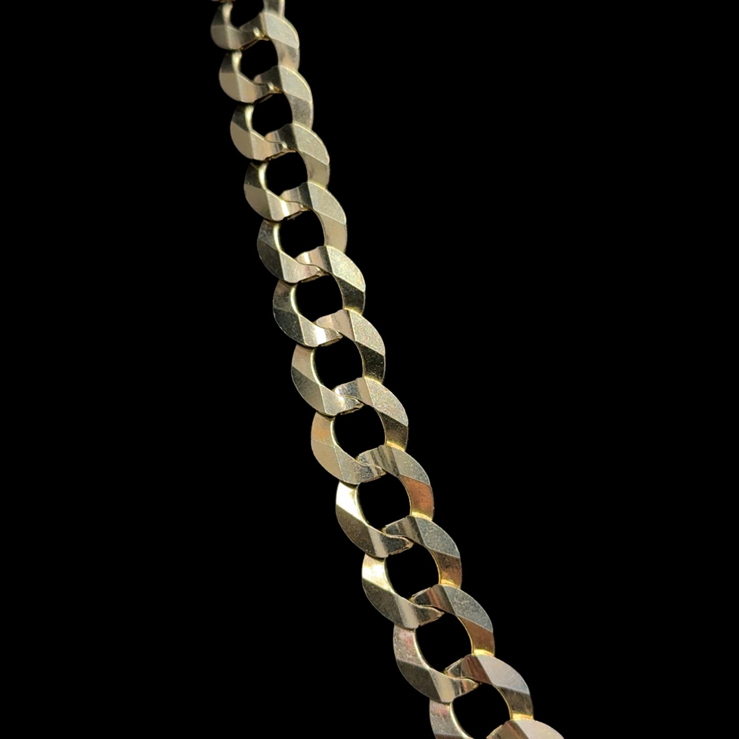 CADENA CUBANA CLASICA 34,4GR 8MM 14K 22"