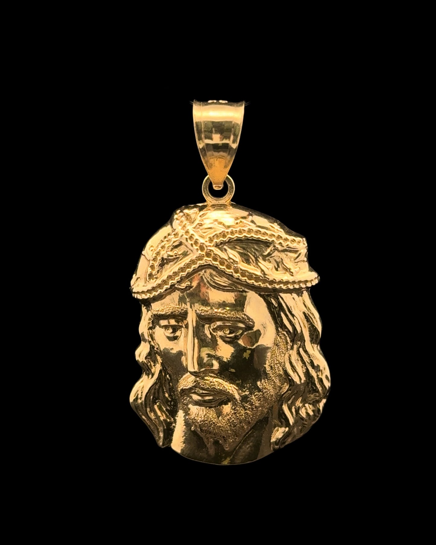PENDANT CABEZA JESUS 5.8GR 14K 4.5CM